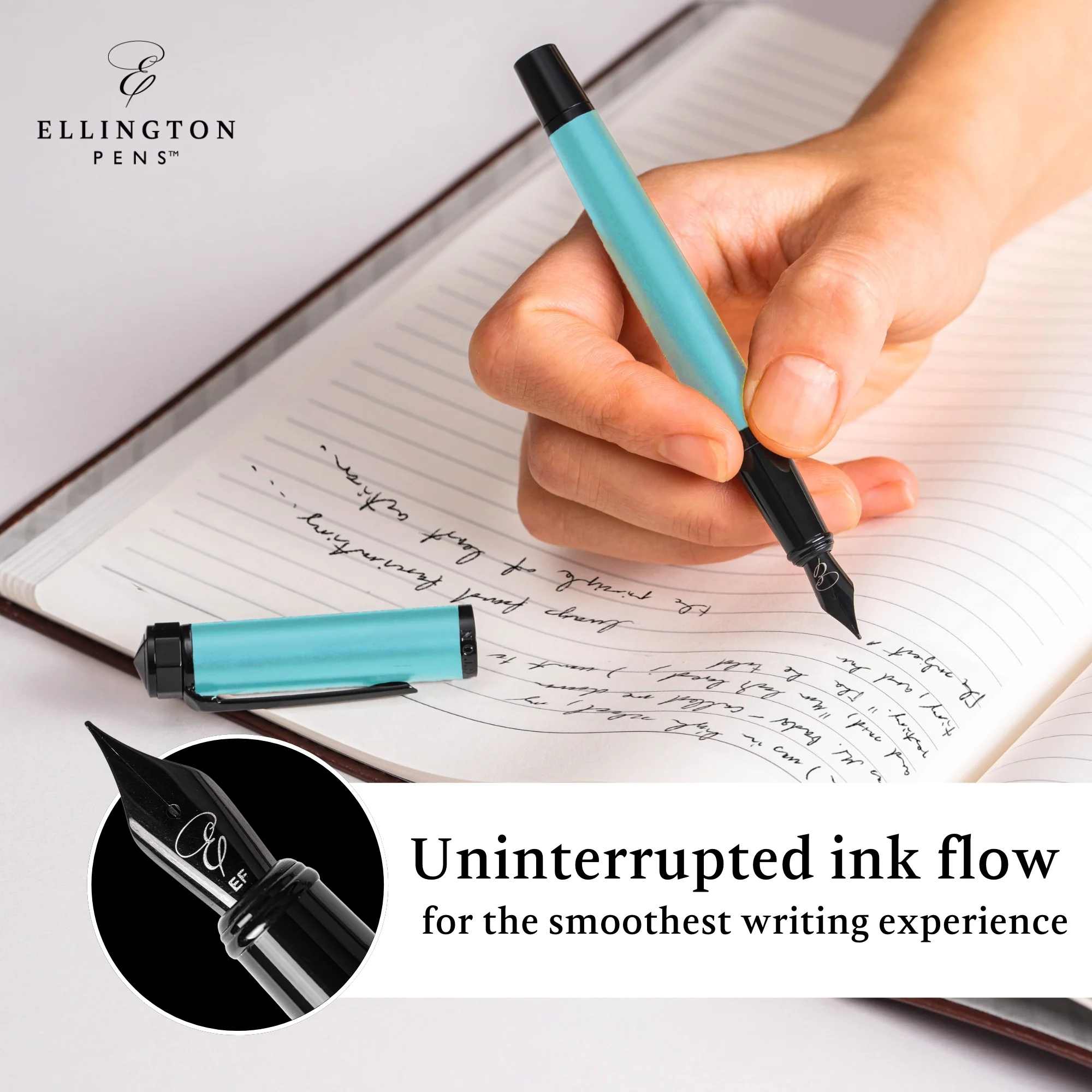 Azure Waves Fountain Pen - Image 8