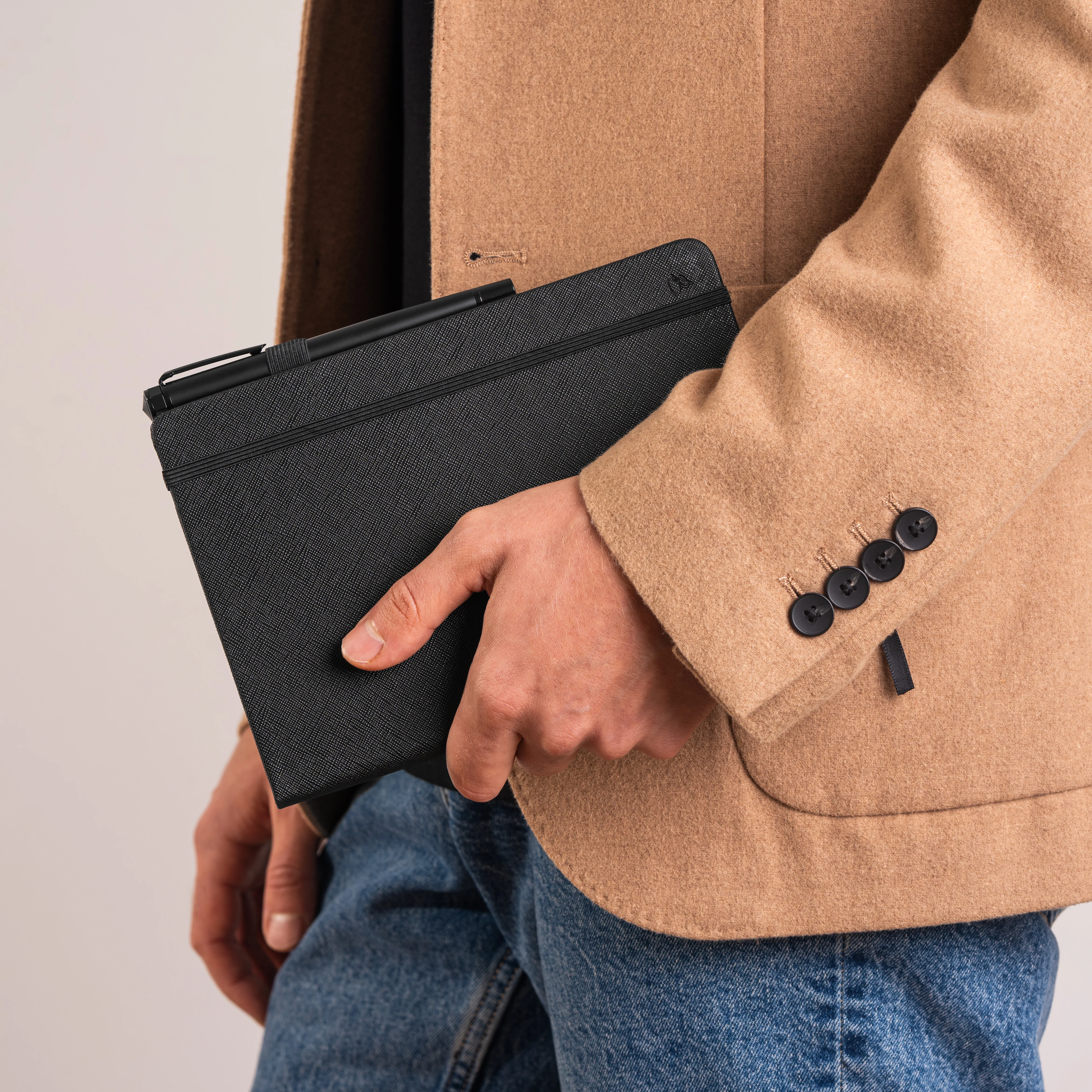 Black Journal - PU Saffiano Leather - Image 5