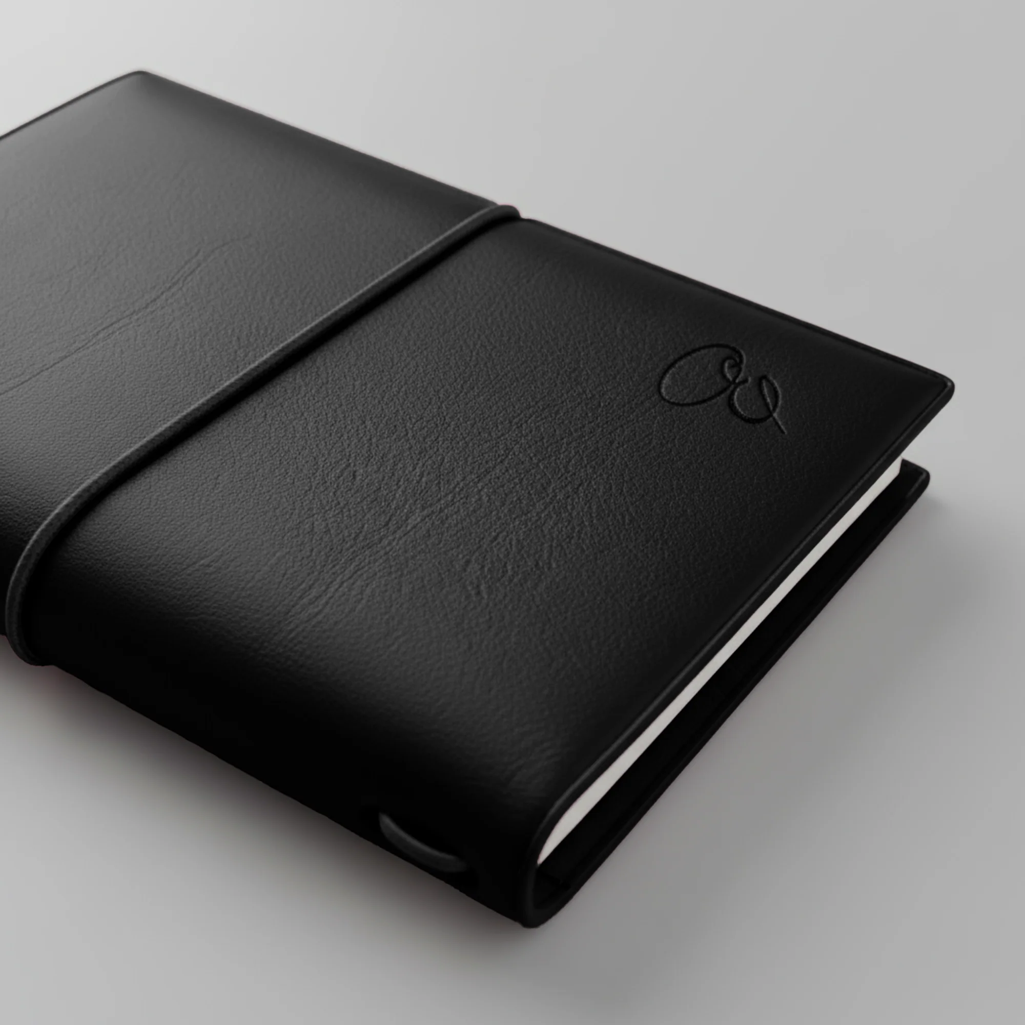 Black Mini Journal - PU Leather - Image 2