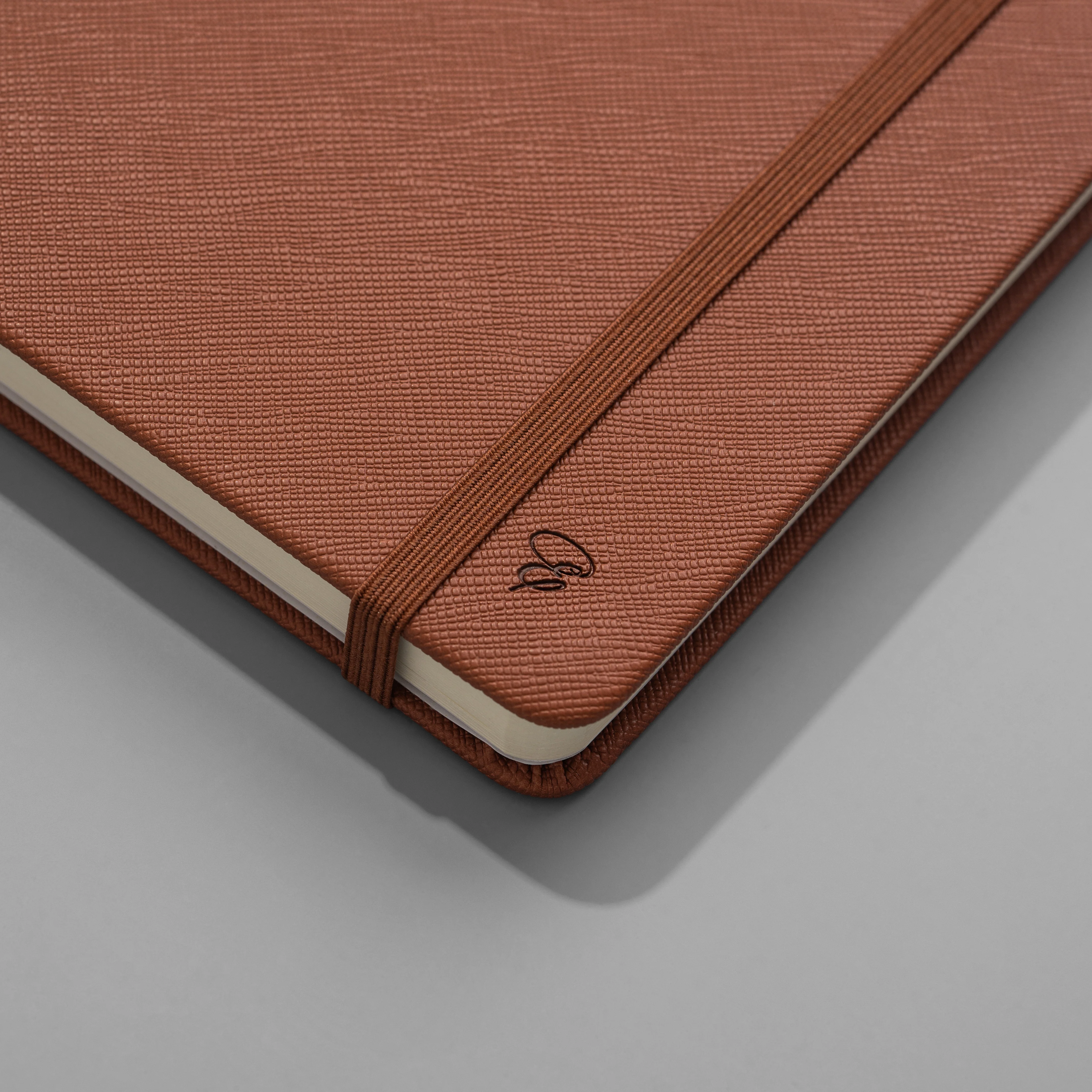 Brown Journal - PU Saffiano Leather - Image 3