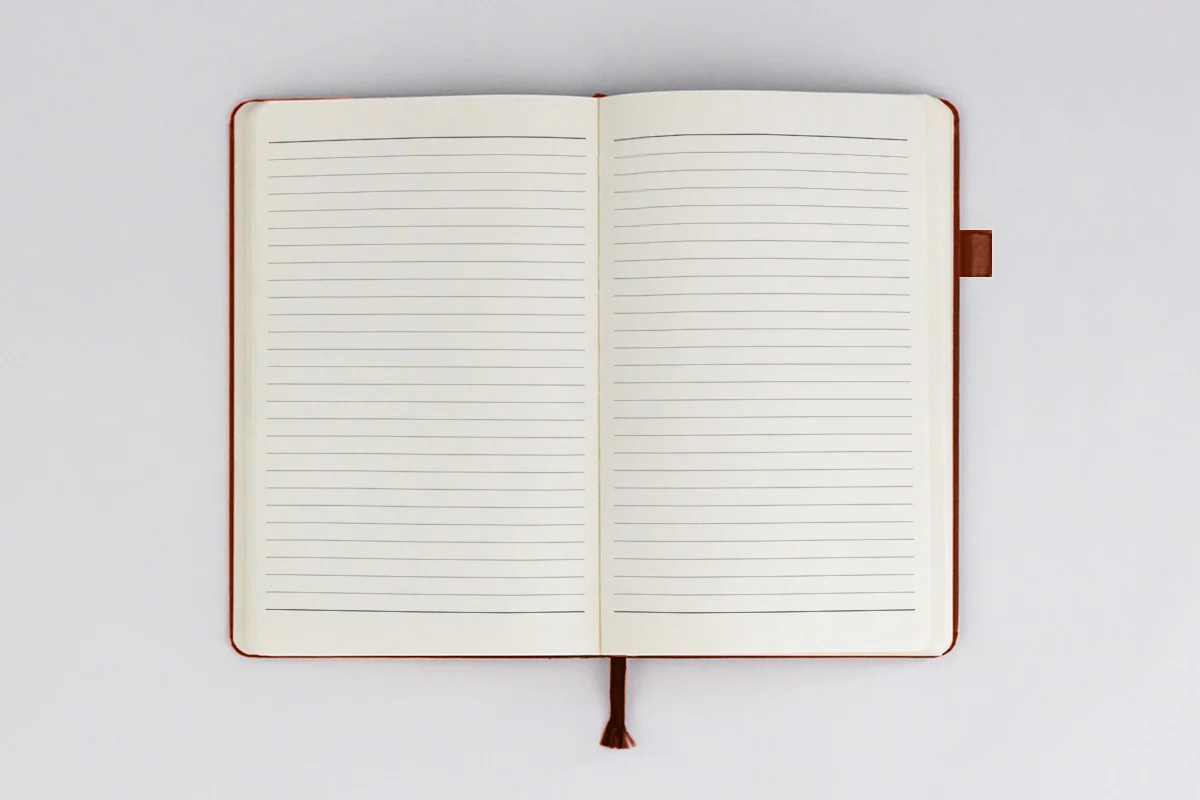 Brown Journal - PU Saffiano Leather - Image 9