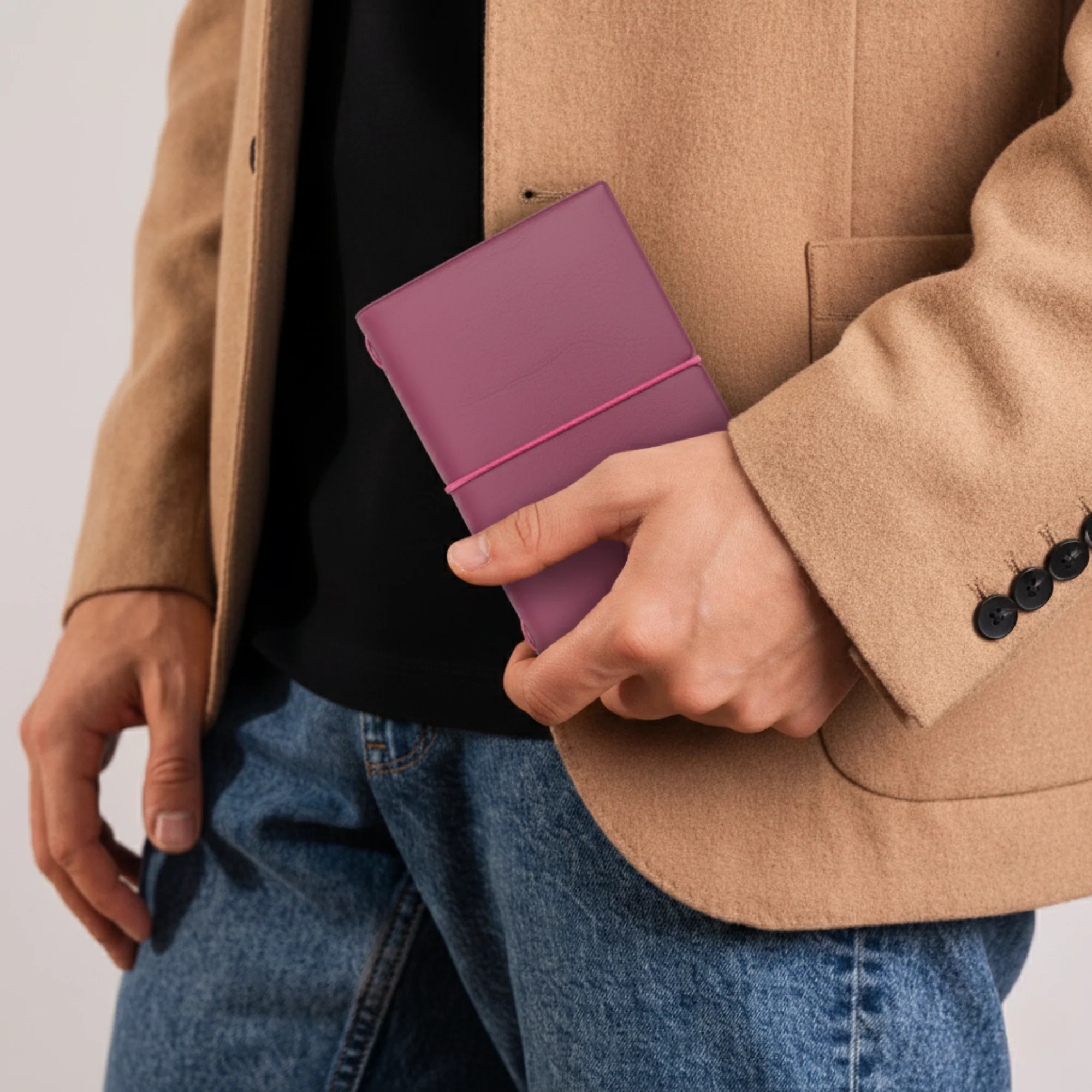 Dusty Rose Mini Journal - PU Leather - Image 6