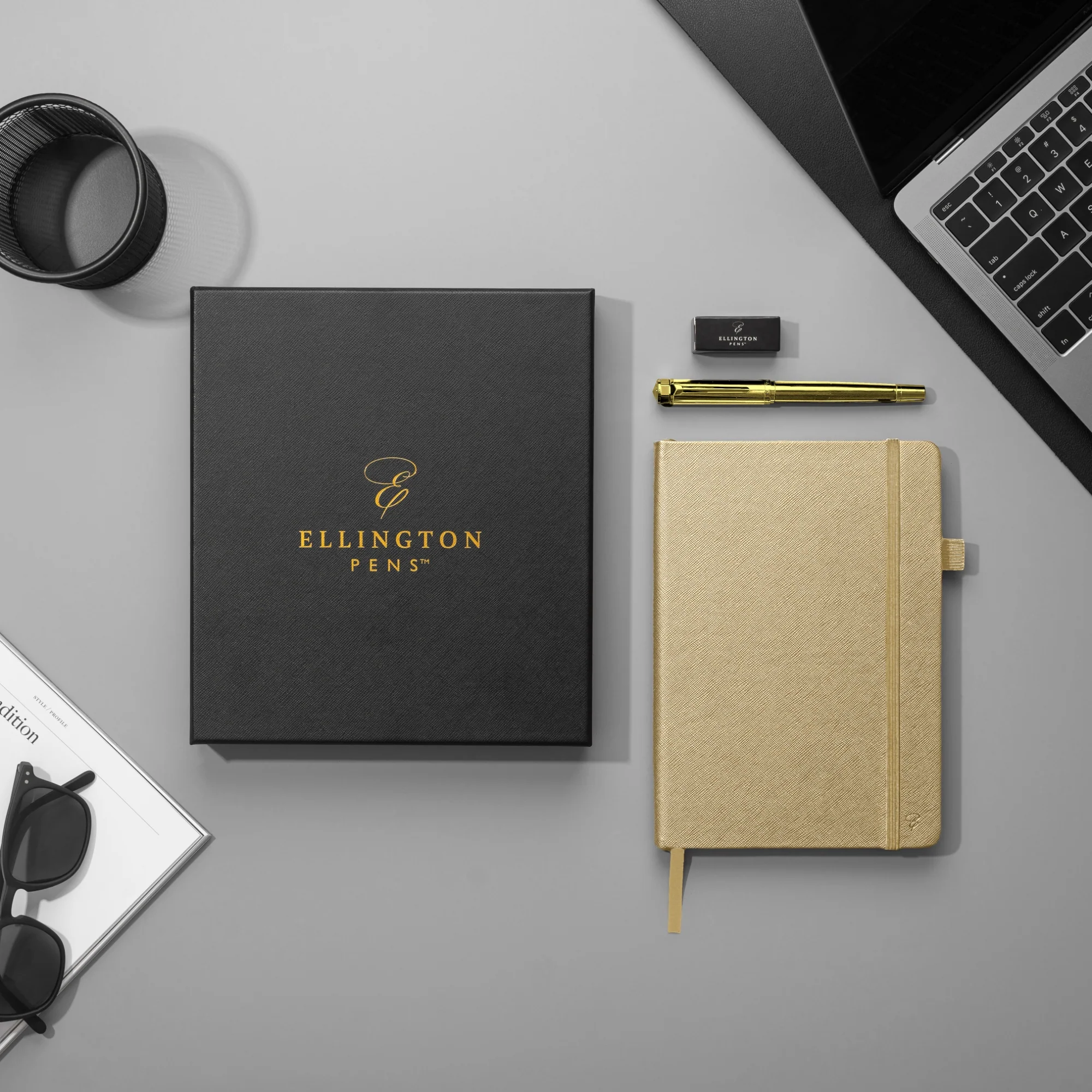 Elysian Gold Journal and Pen Gift Set - Image 3