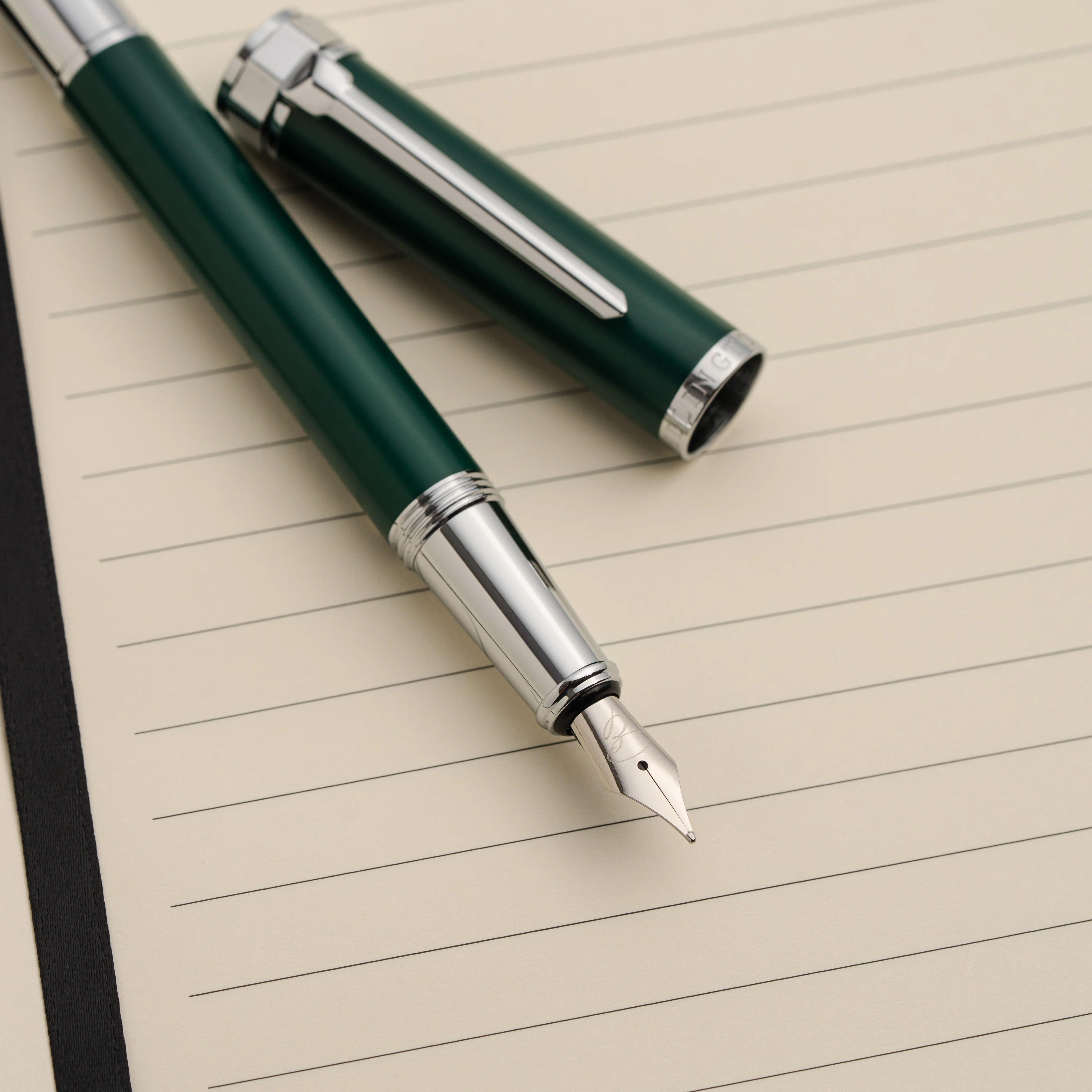Emerald Sterling Pocket Size Fountain Pen - Image 6