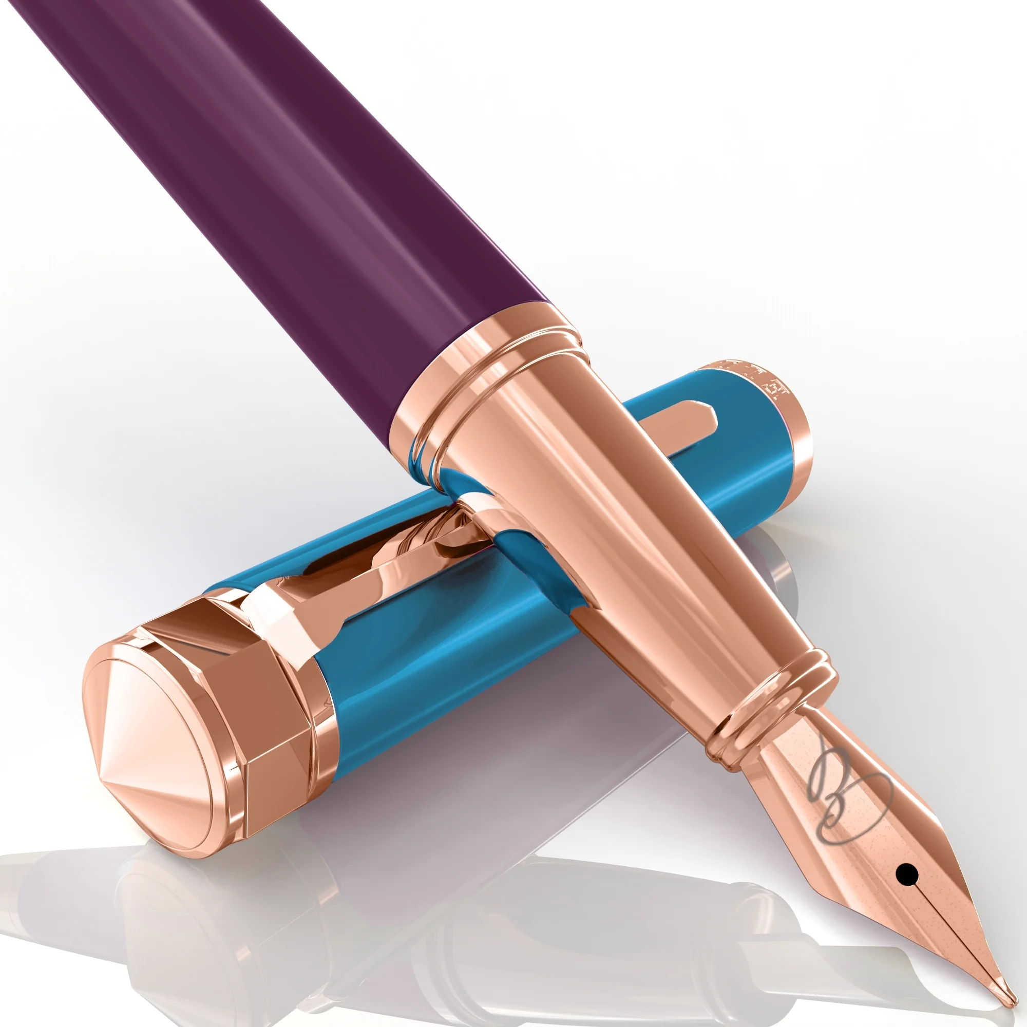 Azure Berry Fountain Pen - Image 8