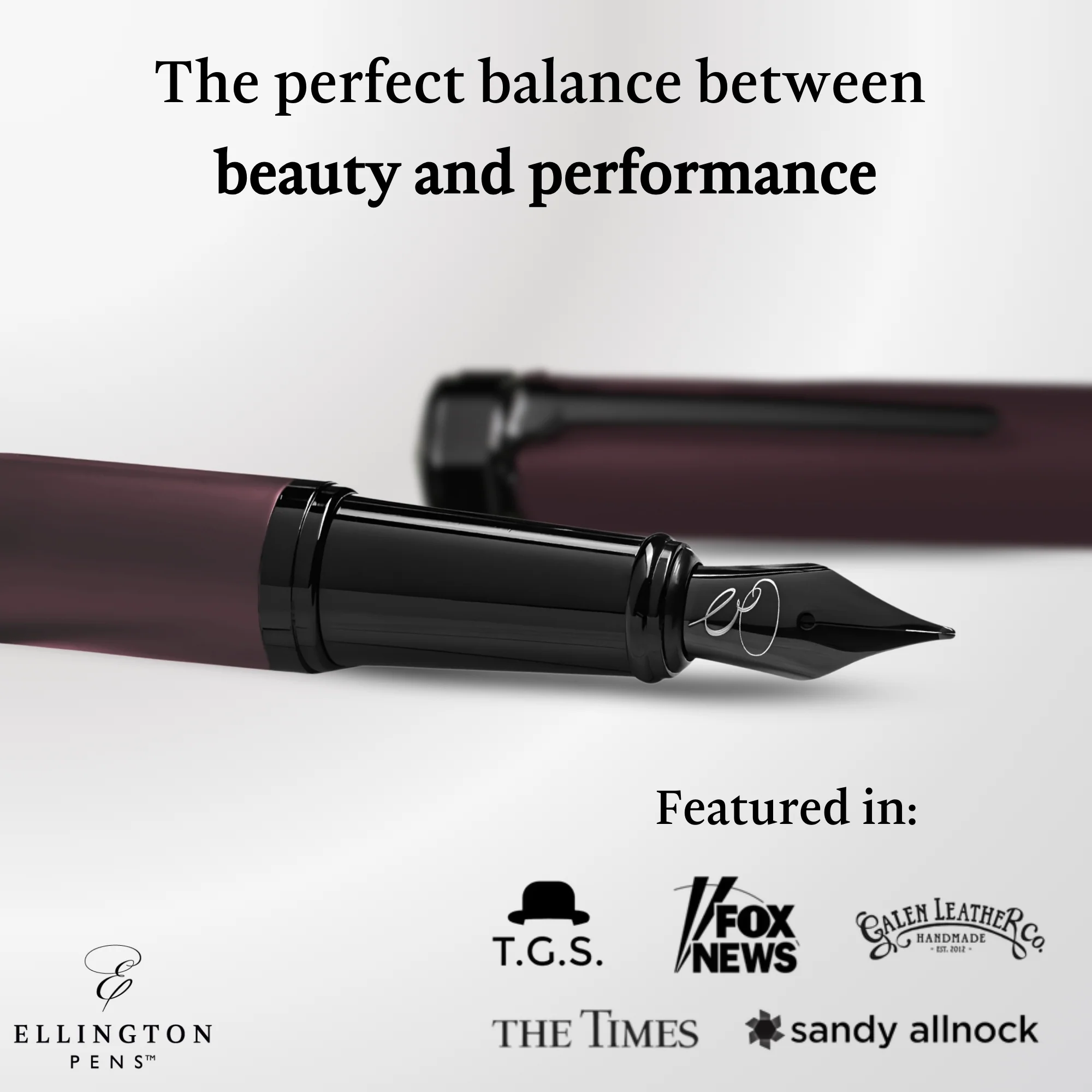 Imperial Flame Matte Fountain Pen - Image 5