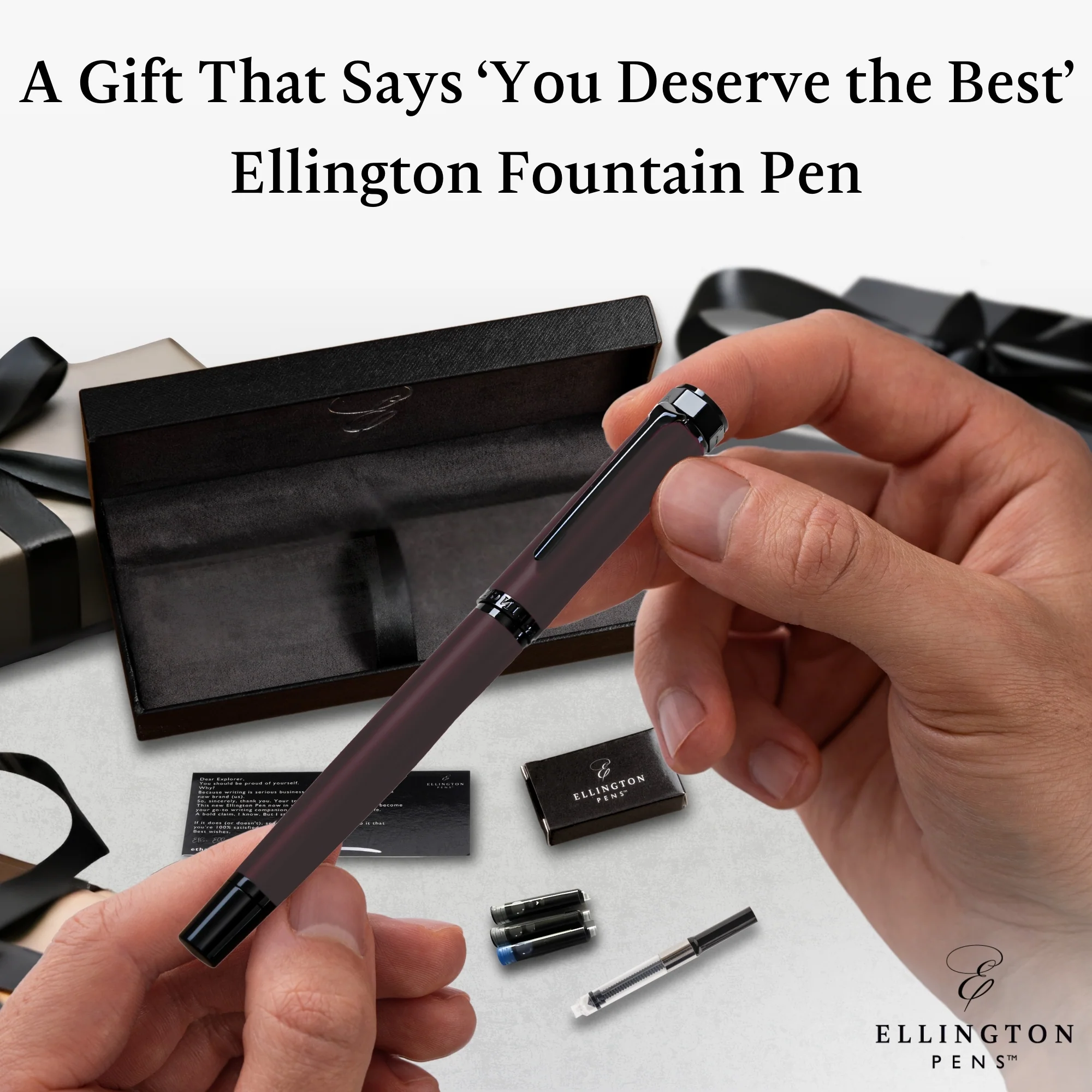 Imperial Flame Matte Fountain Pen - Image 6