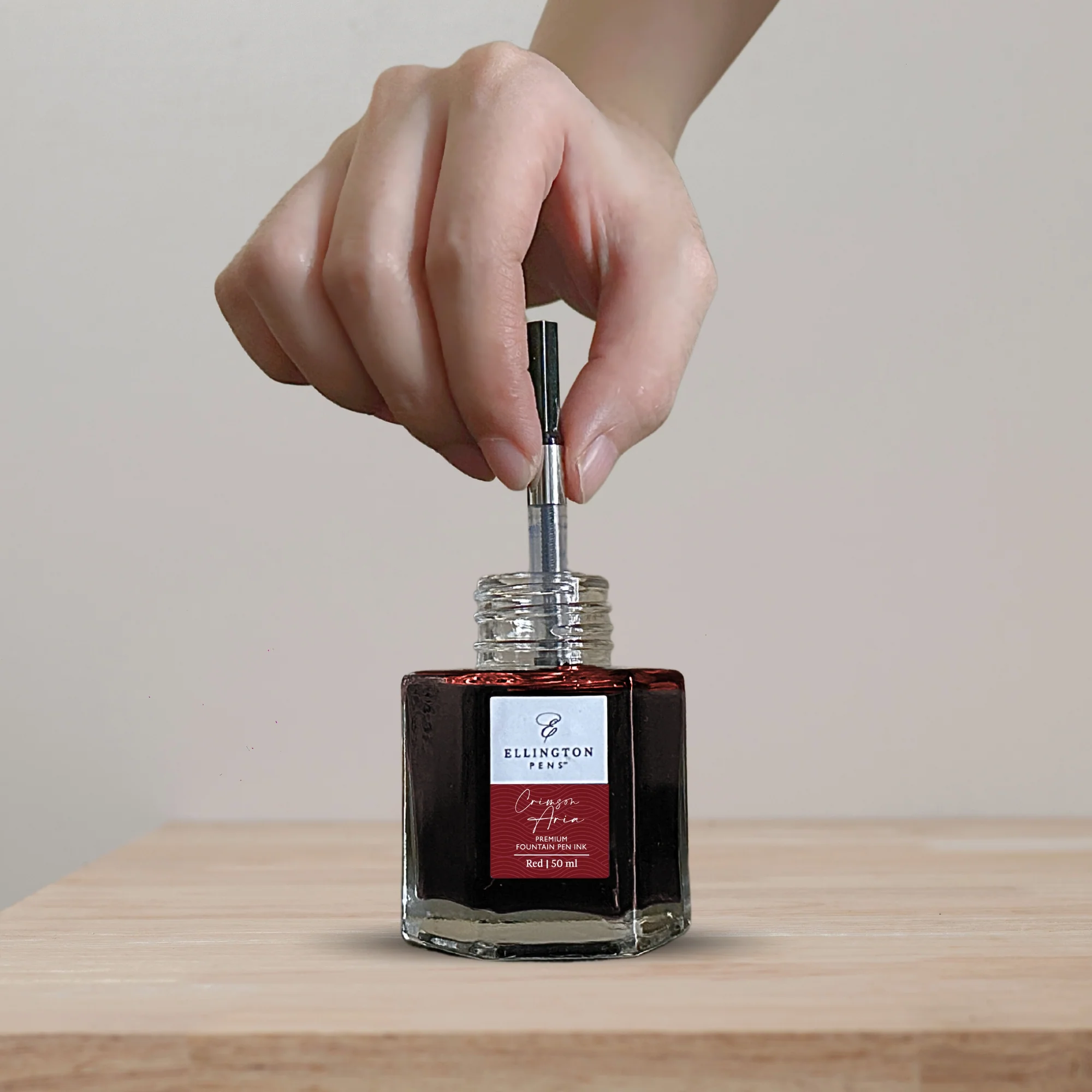 Ink Bottle Crimson Aria Red - Image 3