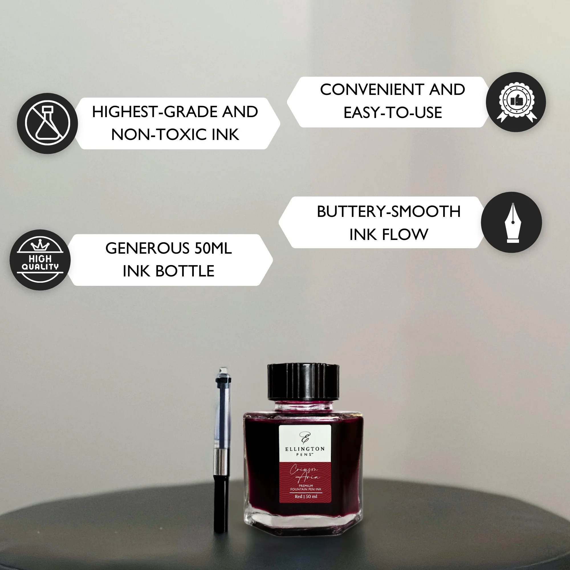 Ink Bottle Crimson Aria Red - Image 5