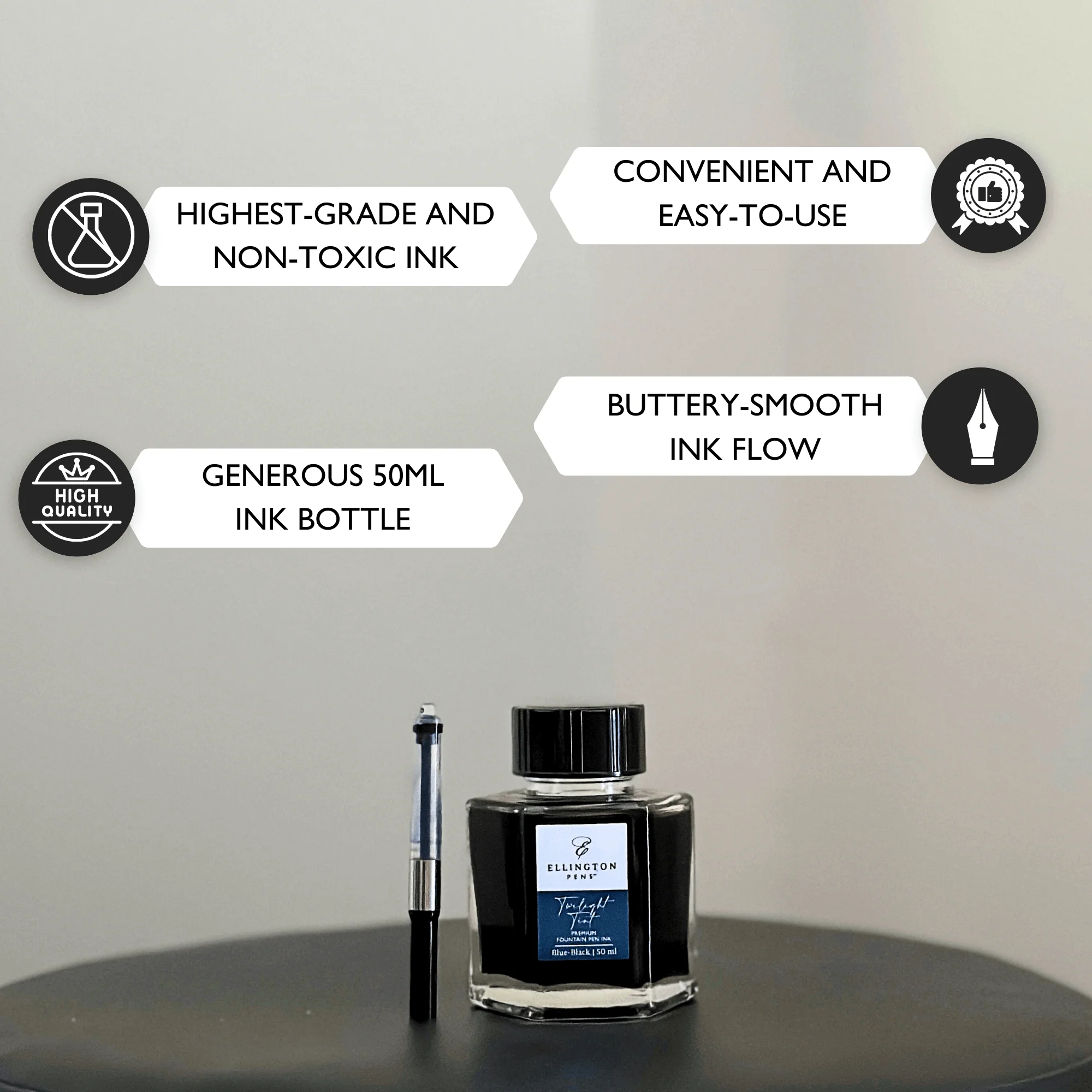 Ink Bottle Skyline Script Blue - Image 3
