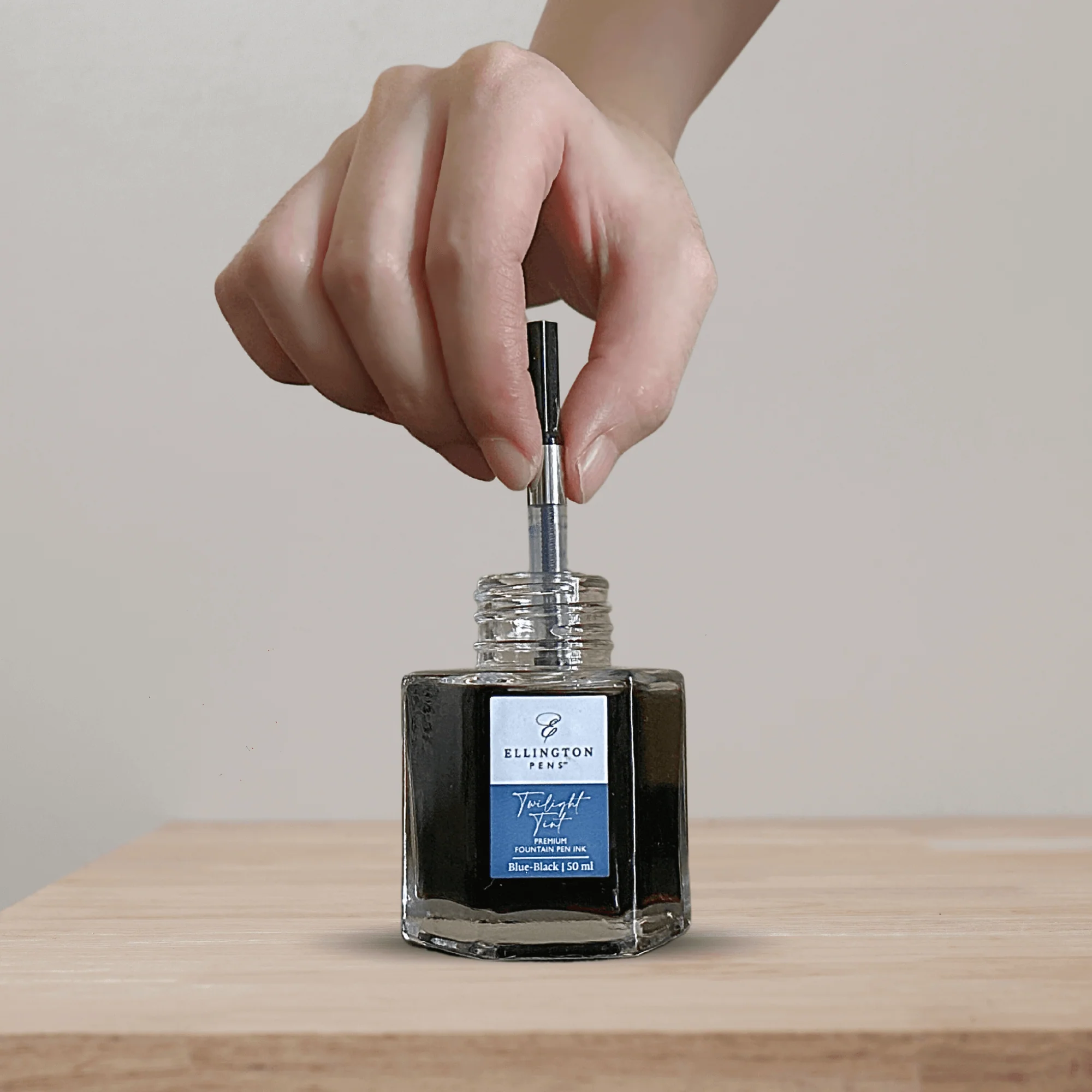 Ink Bottle Skyline Script Blue - Image 5