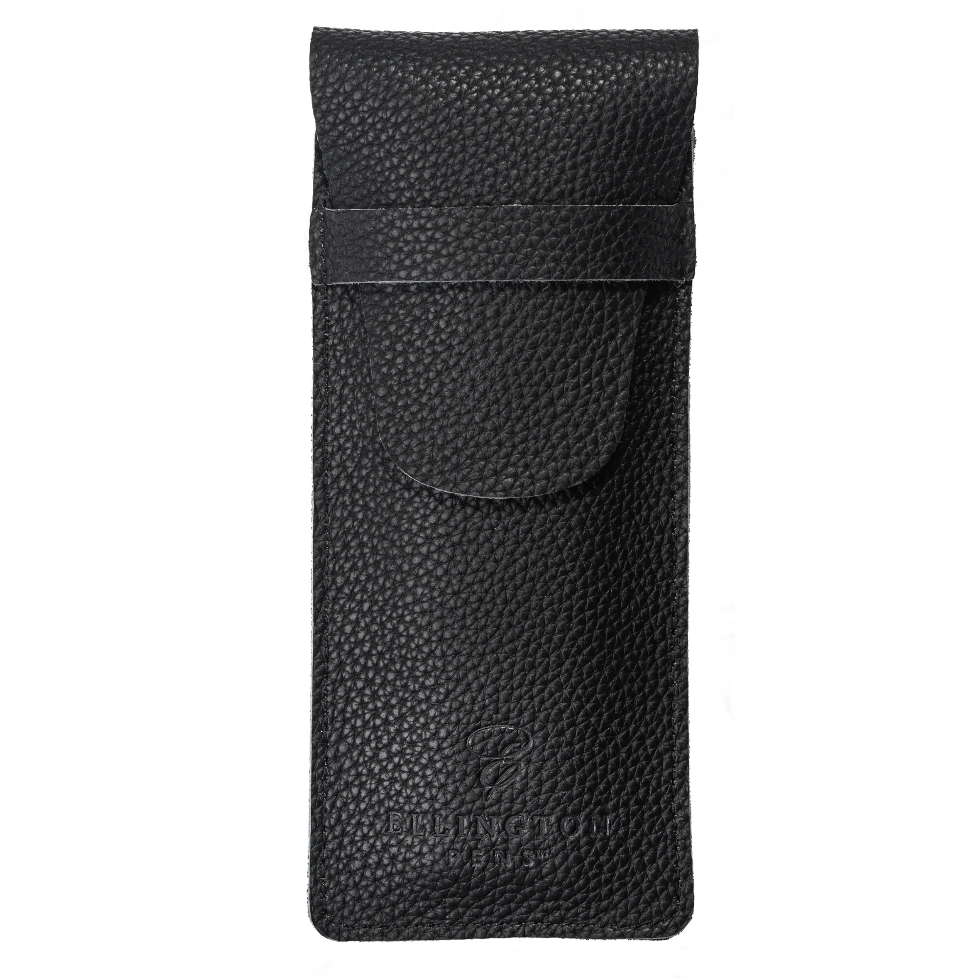 Black Leather Pen Case with Gift Box - Image 3