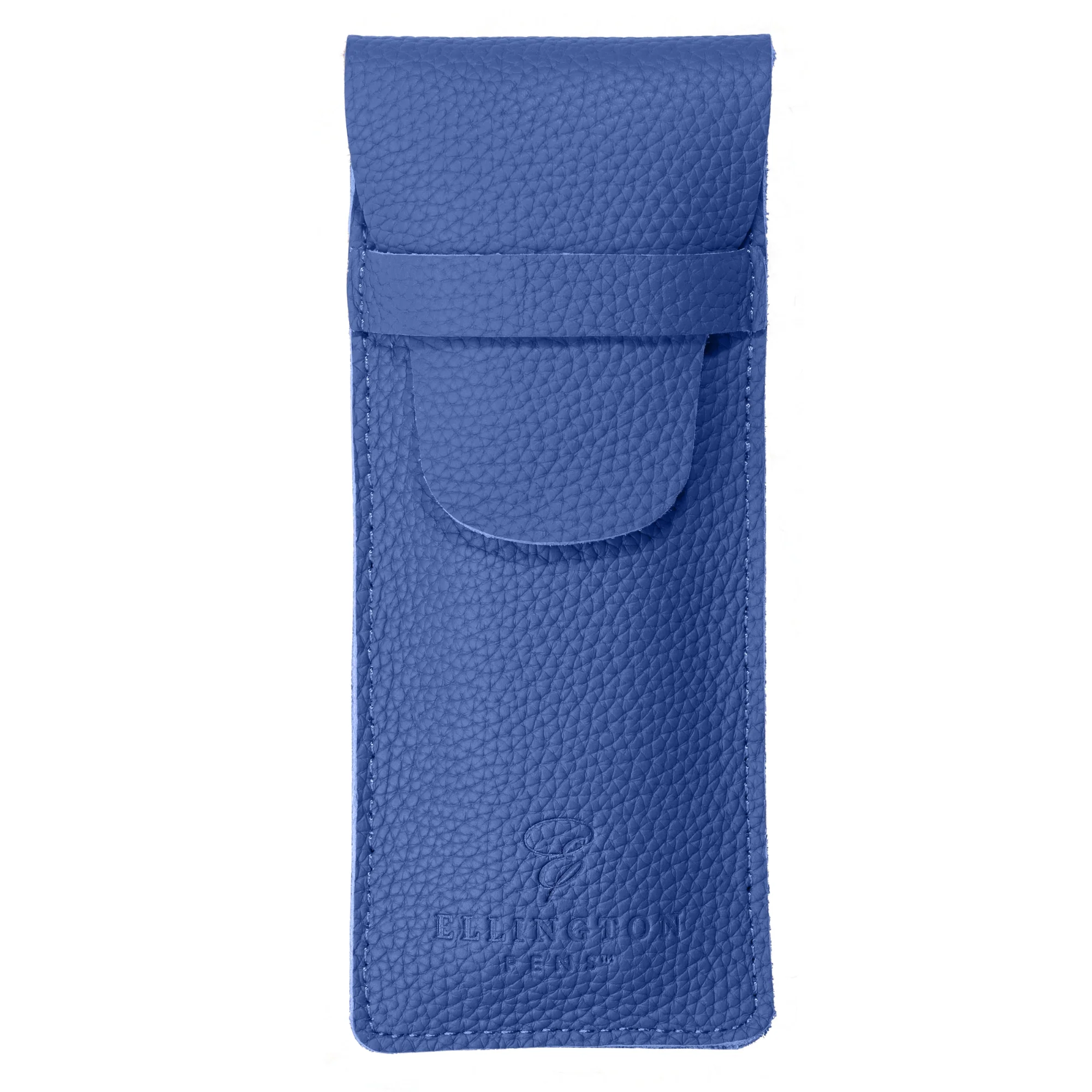 Blue Leather Pen Case with Gift Box - Image 3