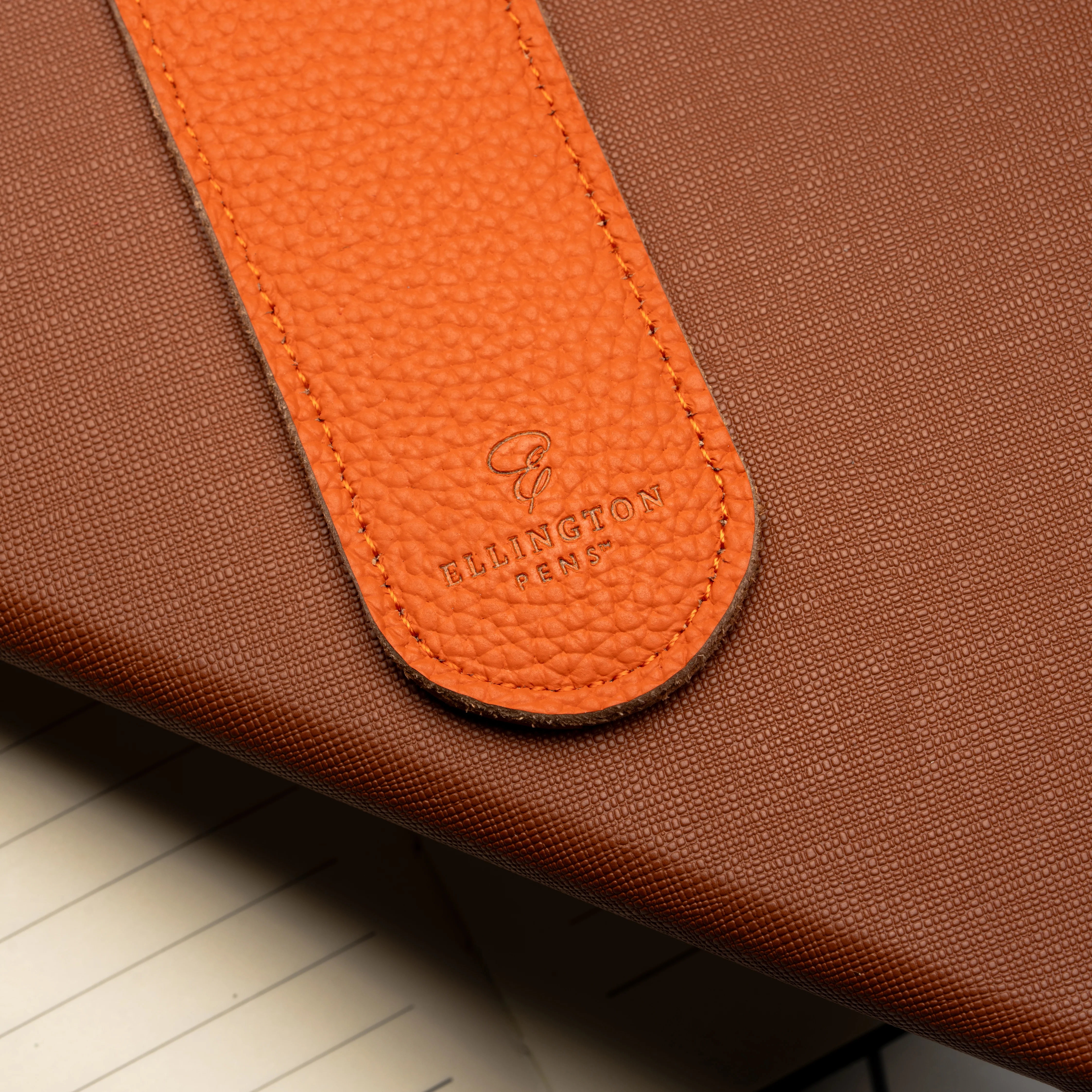 Leather Pen Sleeve Red - Image 6