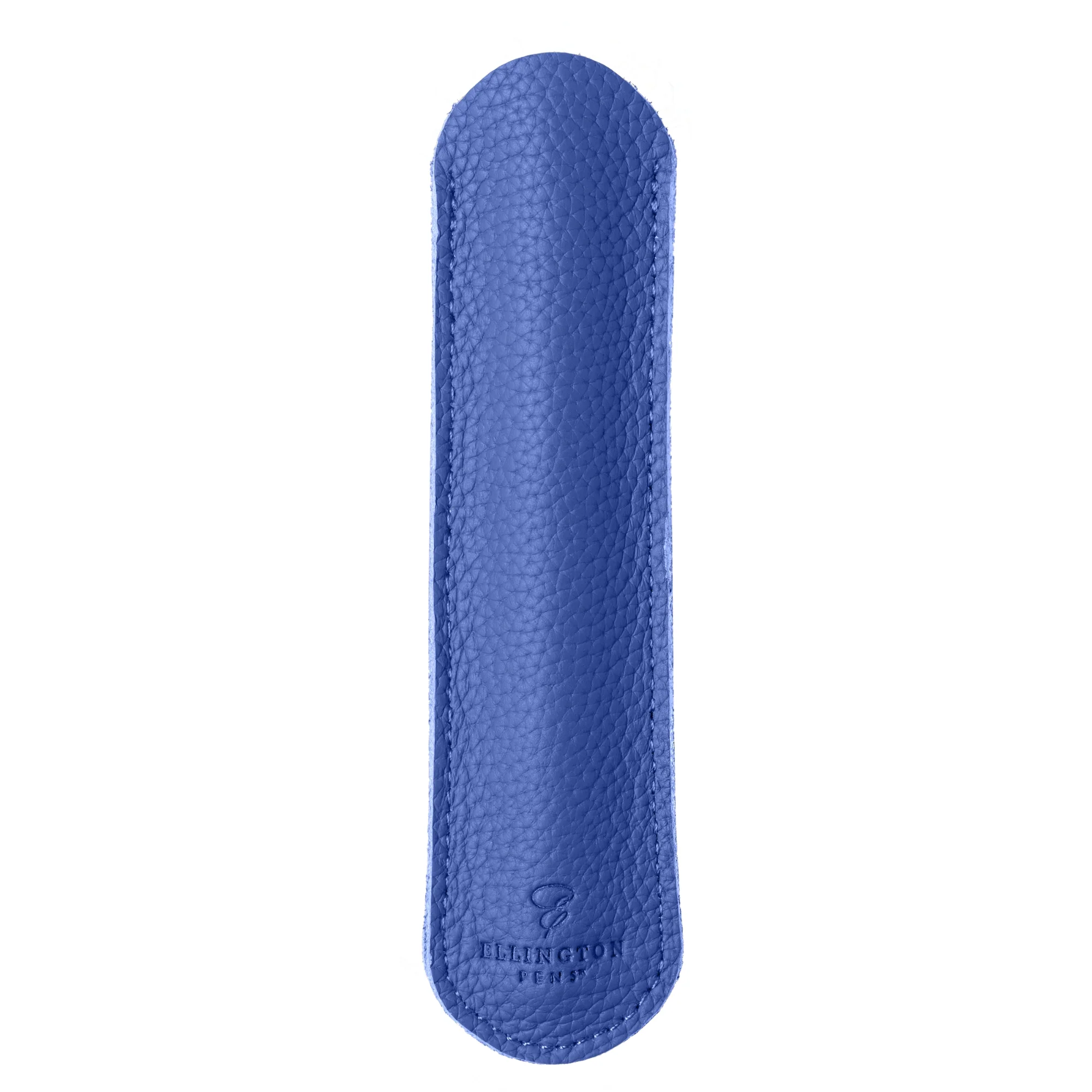 Blue Leather Pen Sleeve with Gift Box - Image 3