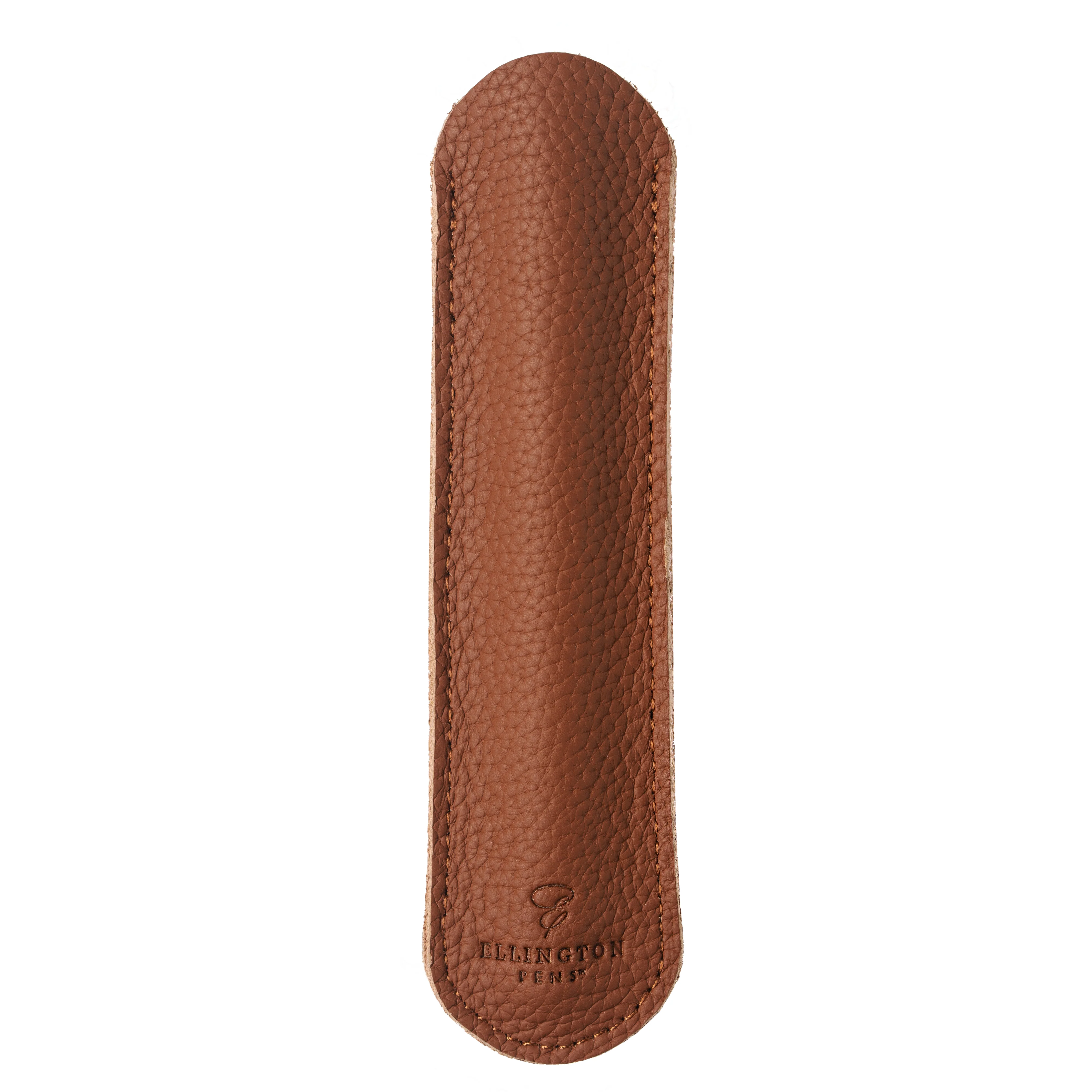 Leather Pen Sleeve Tan Brown