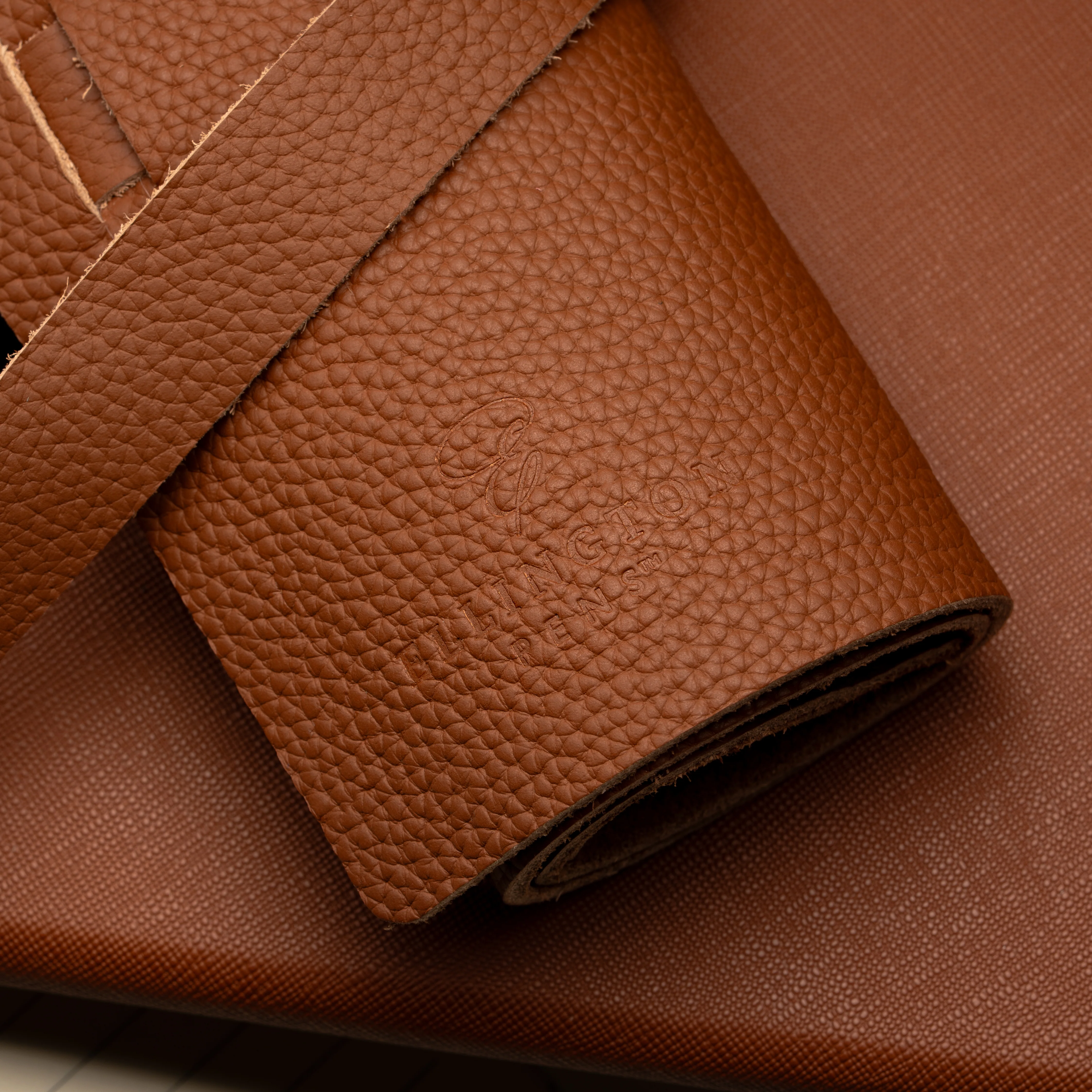 Leather Roll Pen Case Red - Image 8