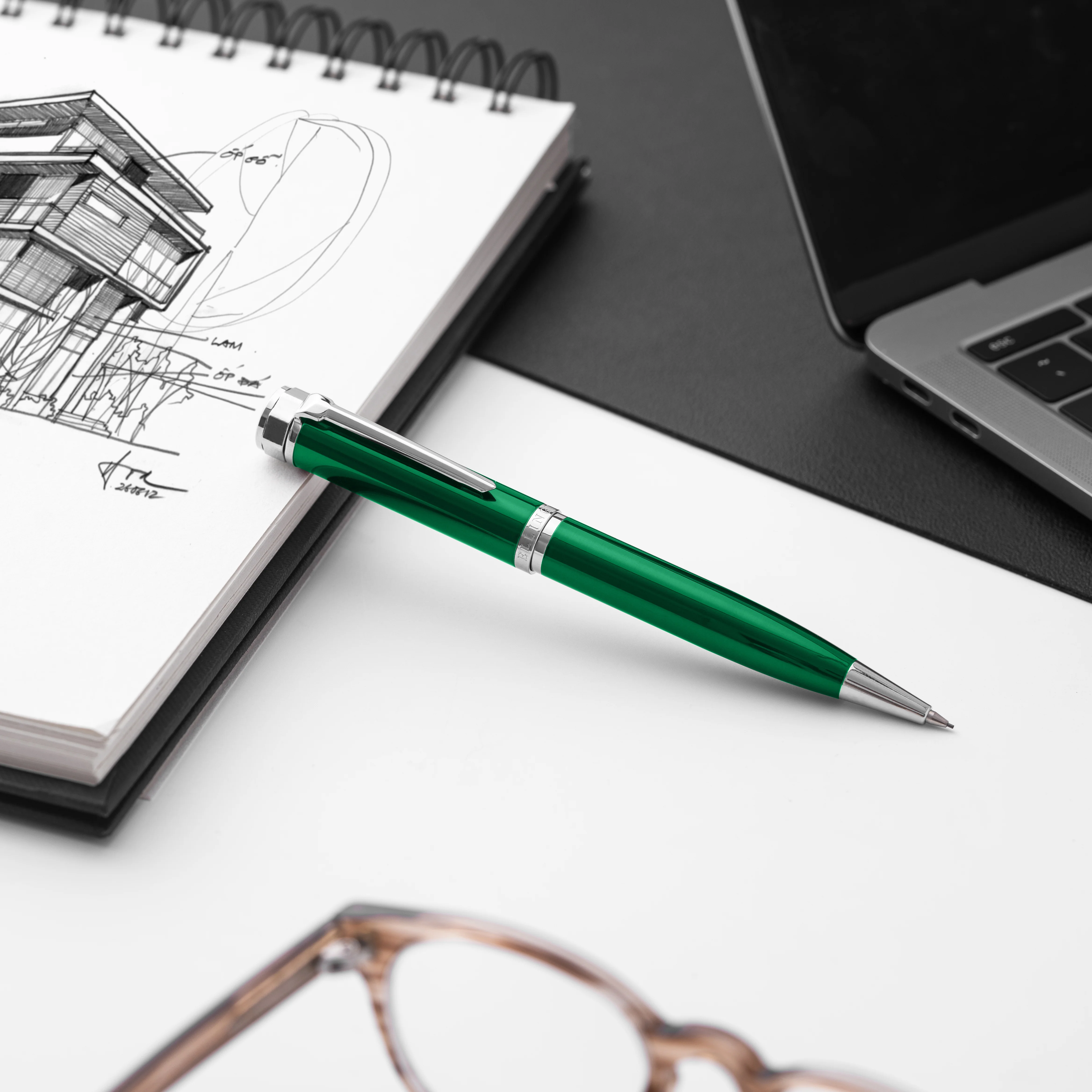 Emerald Sterling Mechanical Pencil - Image 3