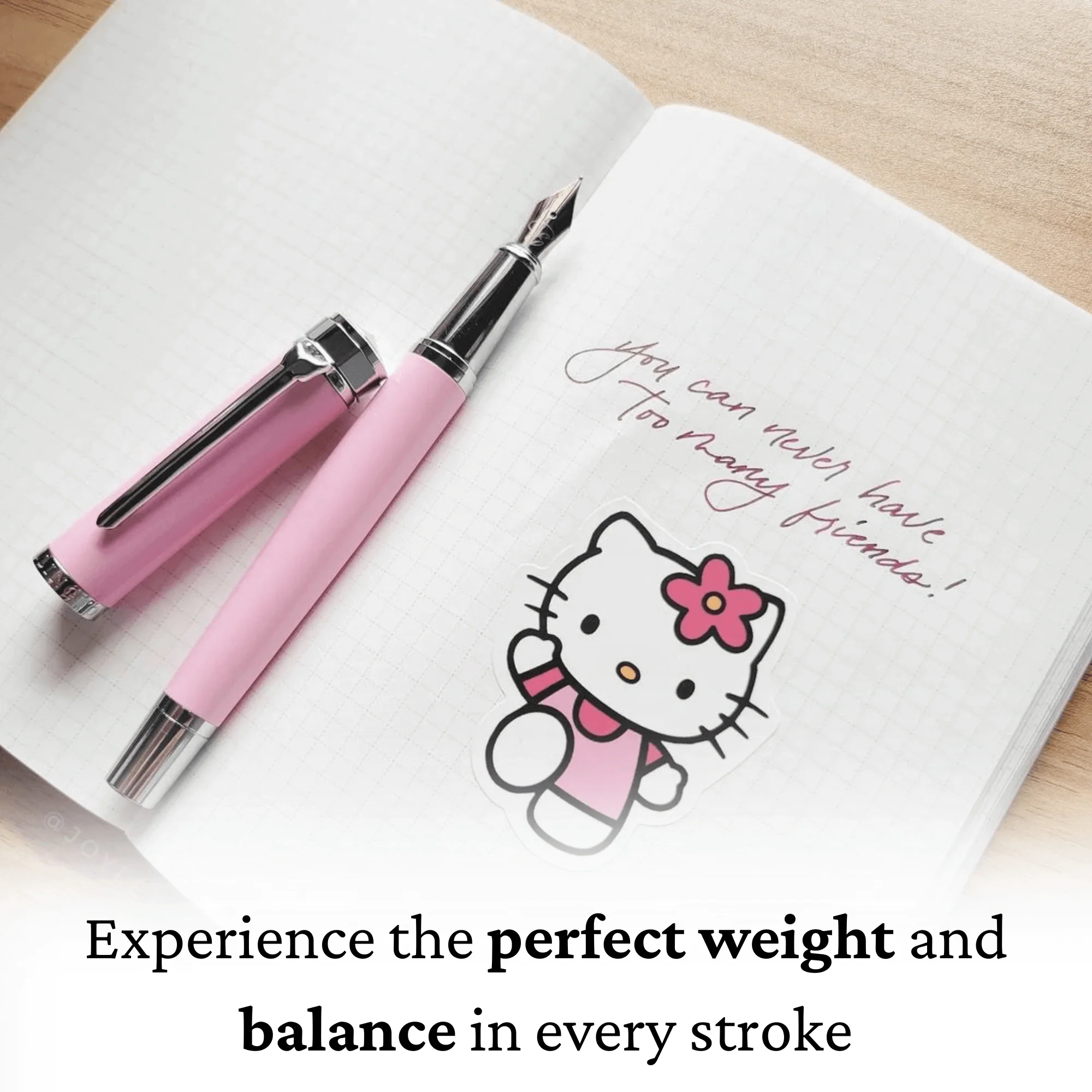 Rosy Flair Fountain Pen - Image 5