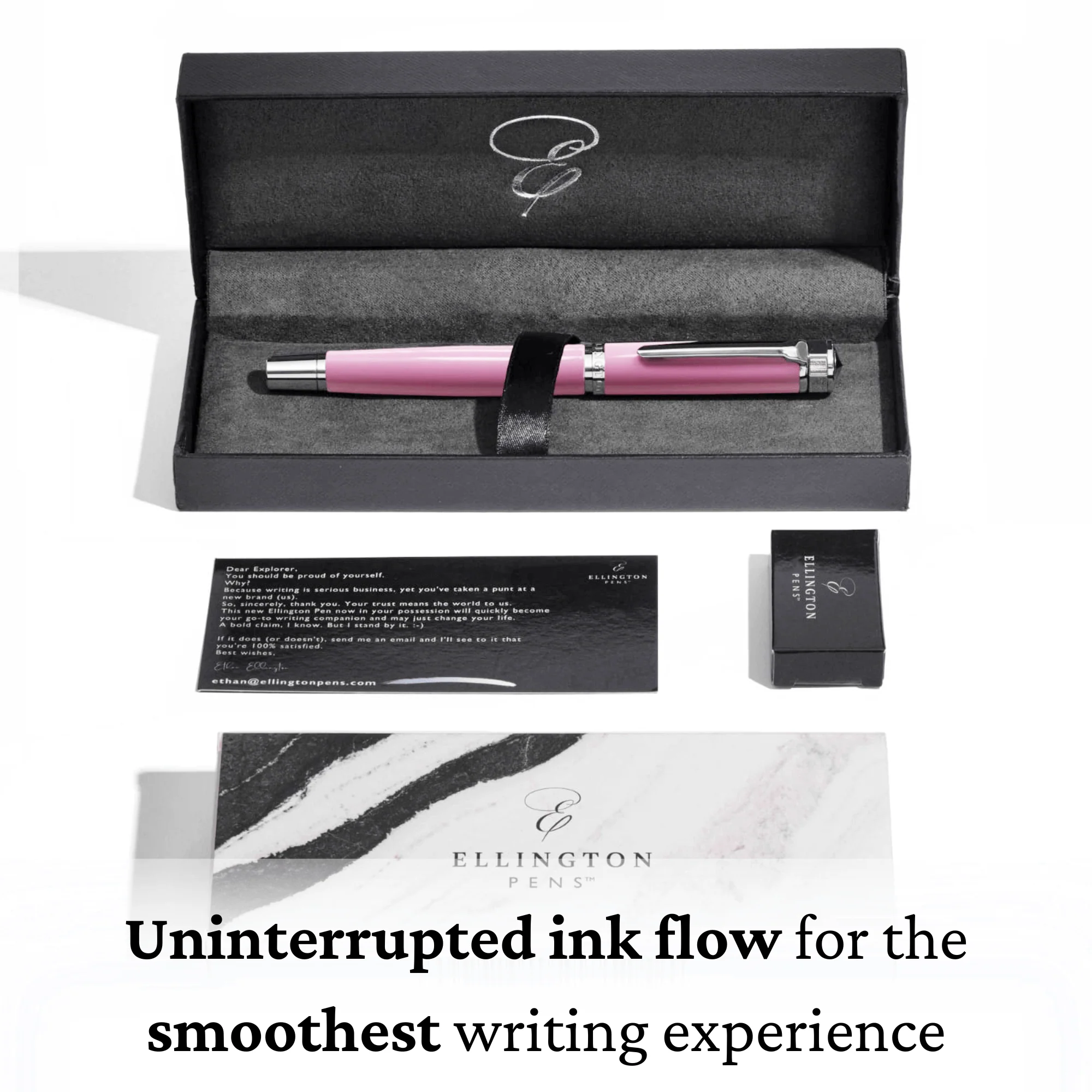 Rosy Flair Fountain Pen - Image 6