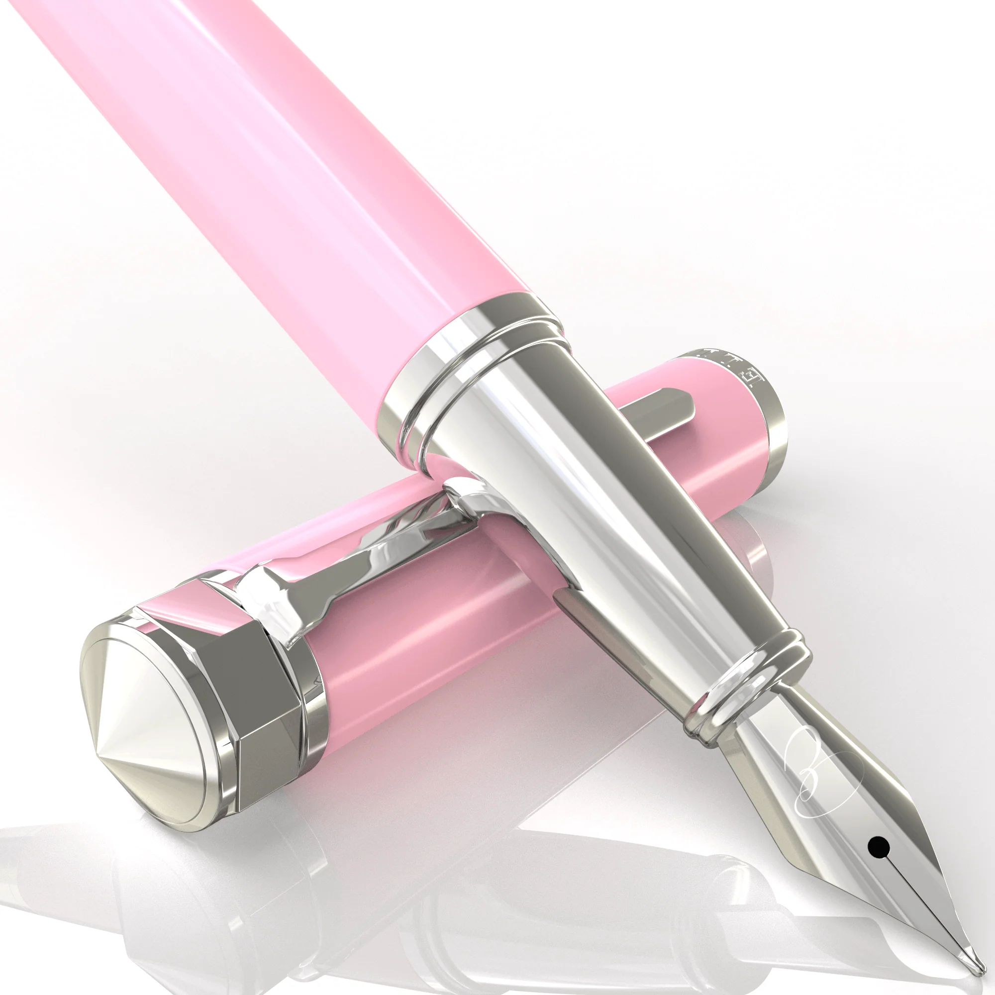 Rosy Flair Fountain Pen - Image 7
