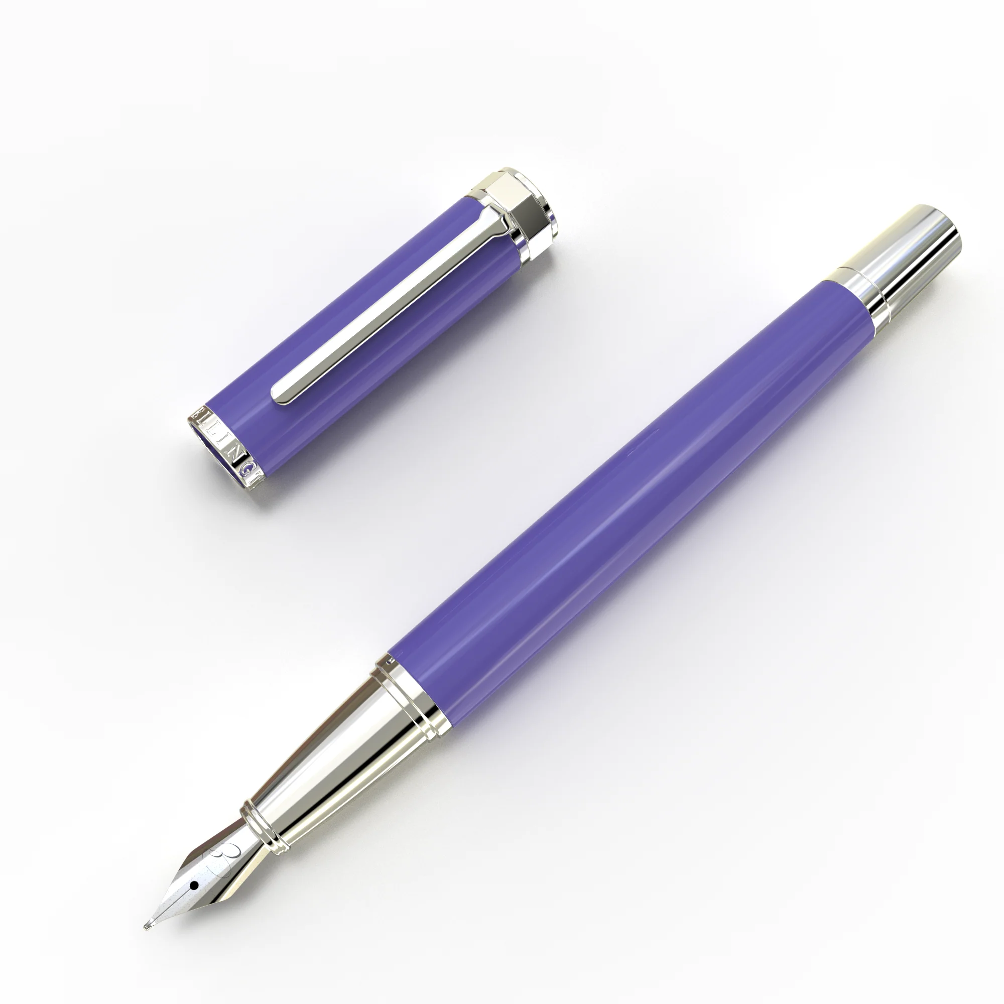 Purple Haze Fountain Pen and Ballpoint Duo Journal Set - Image 3