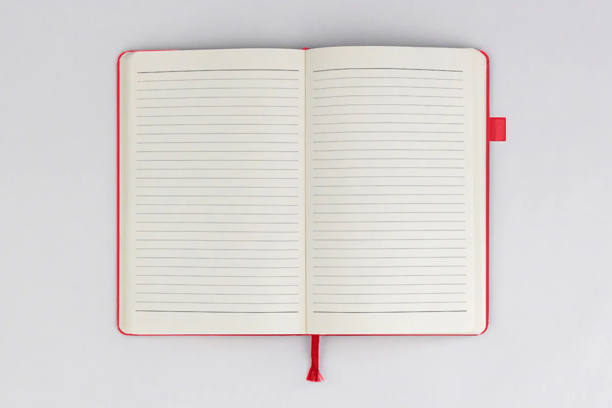 Red Journal - PU Saffiano Leather - Image 10