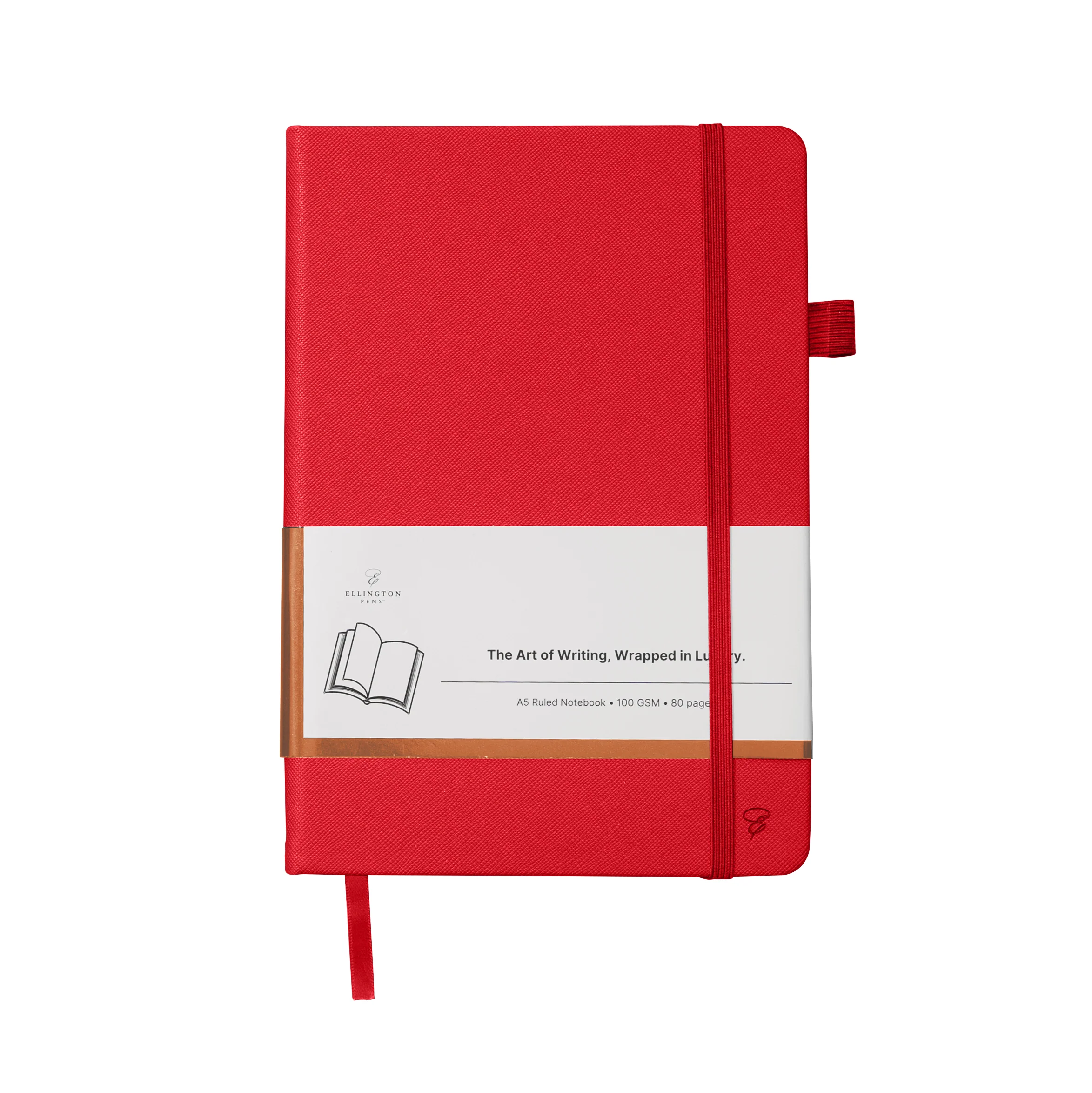 Red Journal - PU Saffiano Leather - Image 11