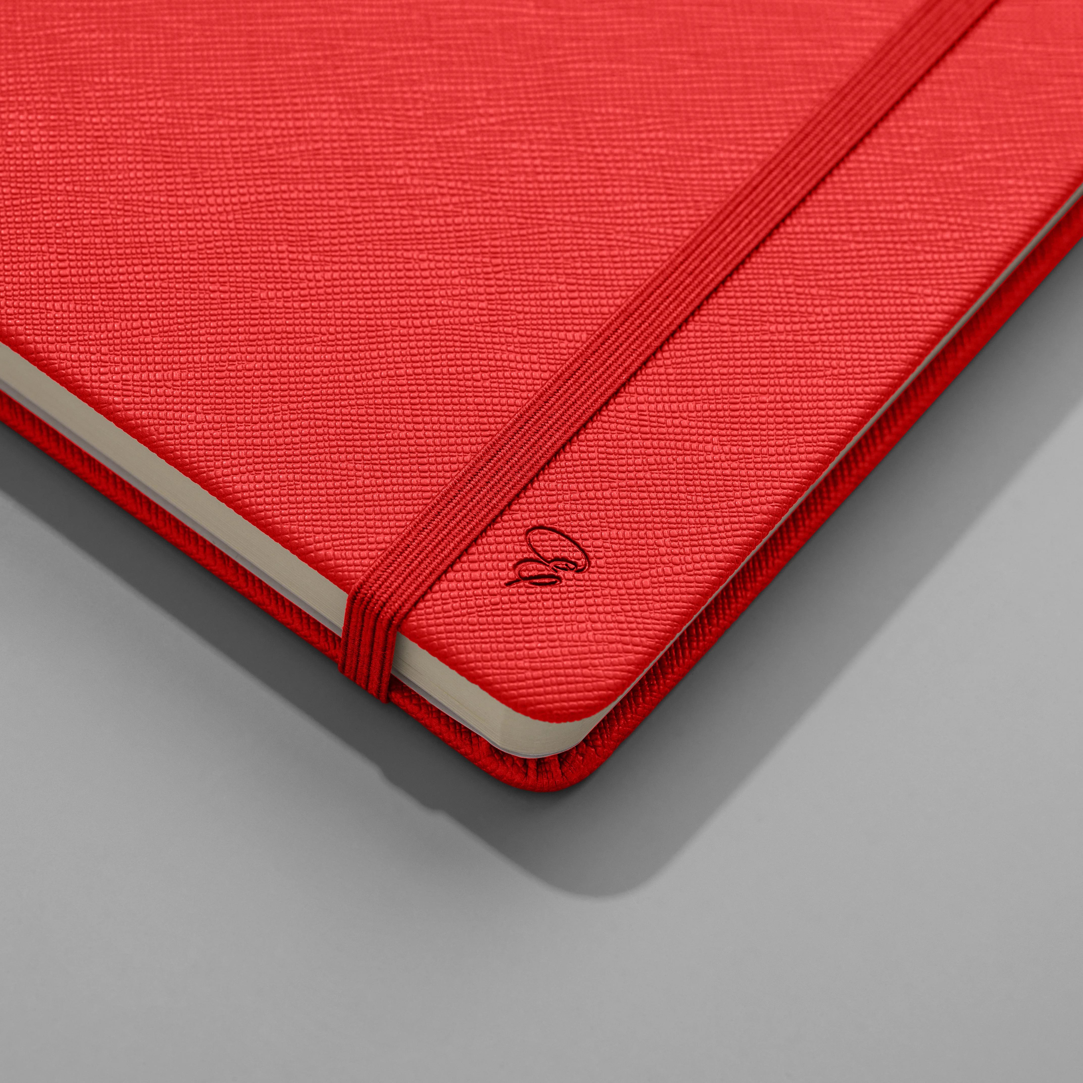 Red Journal - PU Saffiano Leather - Image 3