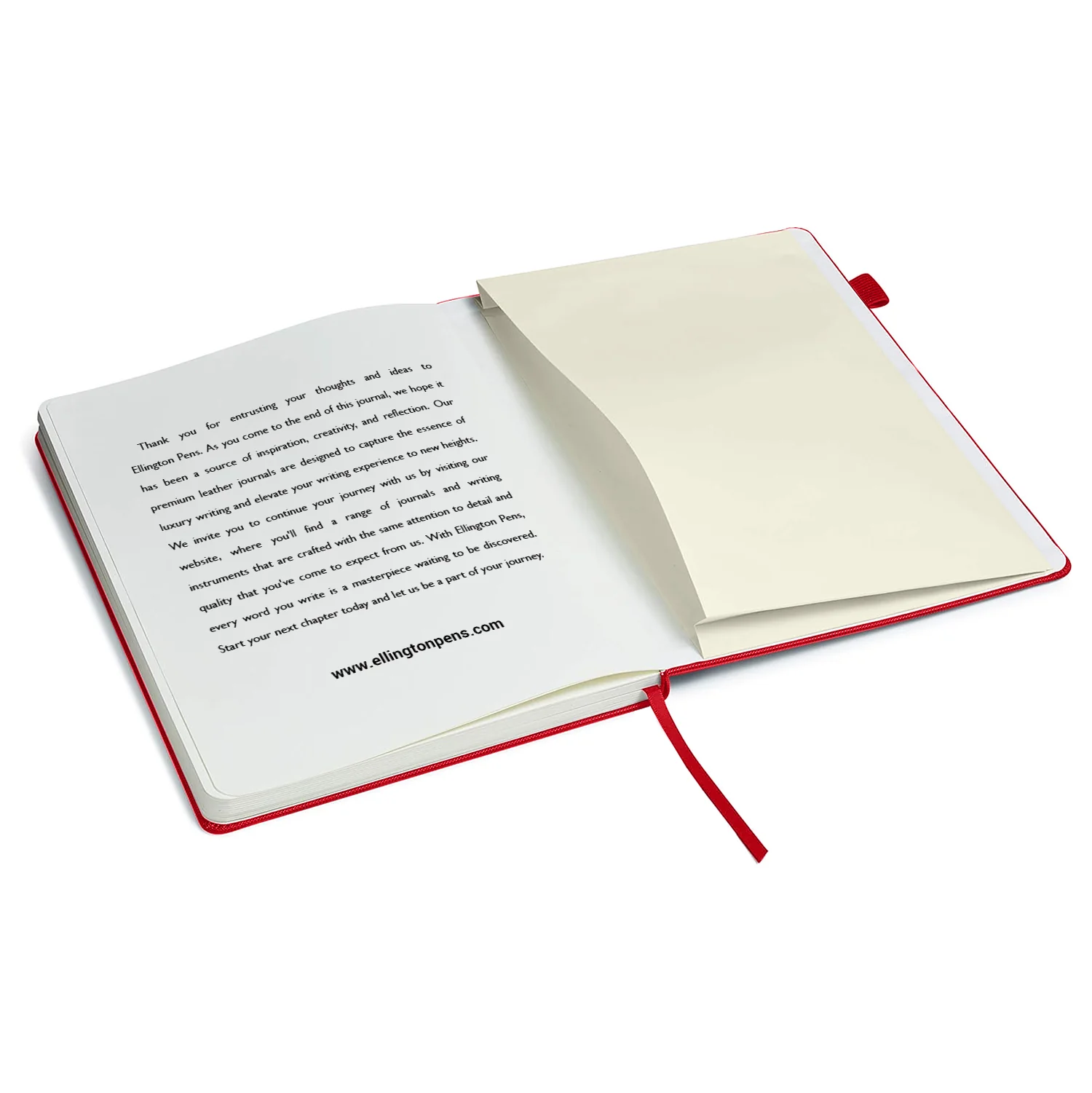 Red Journal - PU Saffiano Leather - Image 7