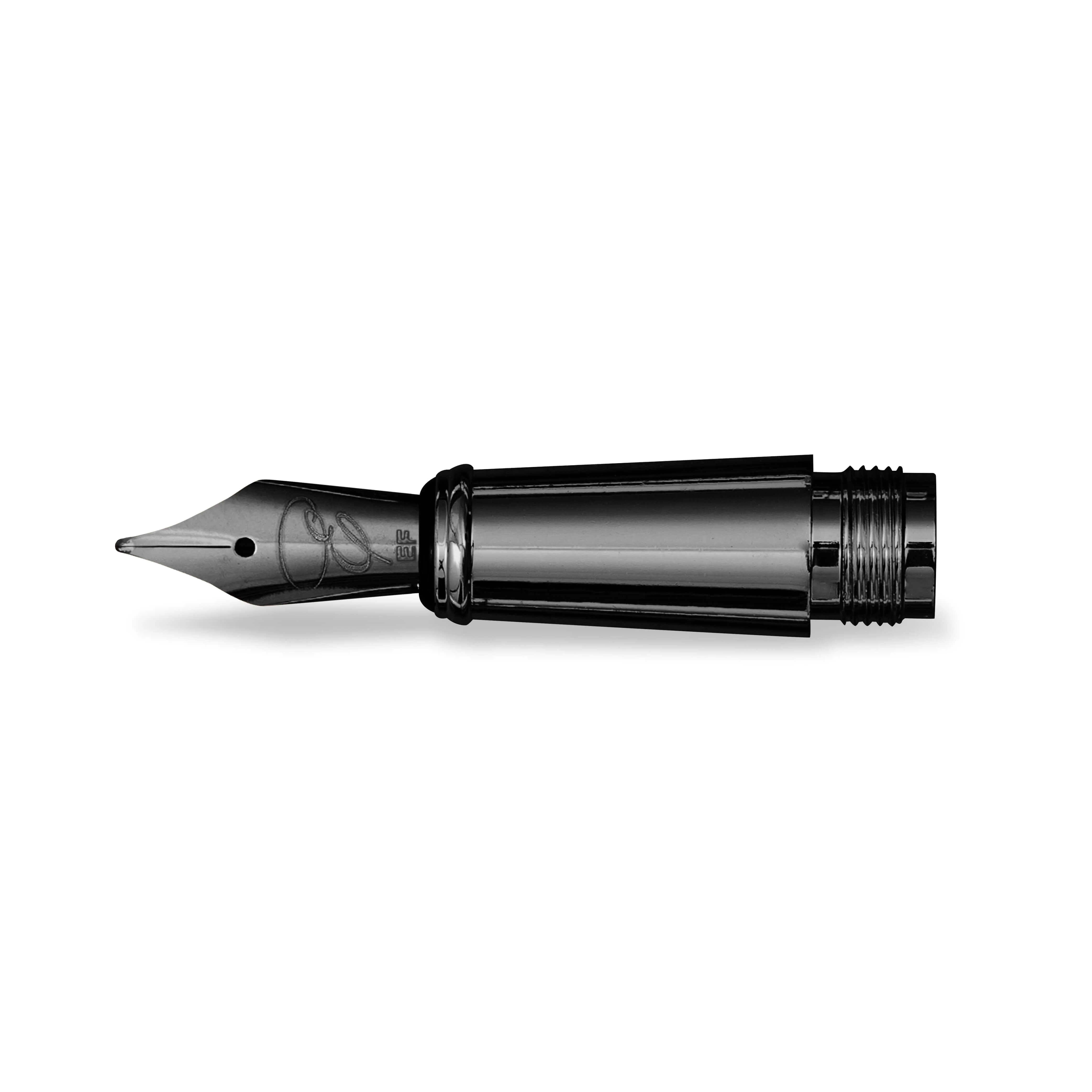 Replacement Nib with Ink Converter - All Black - Image 12