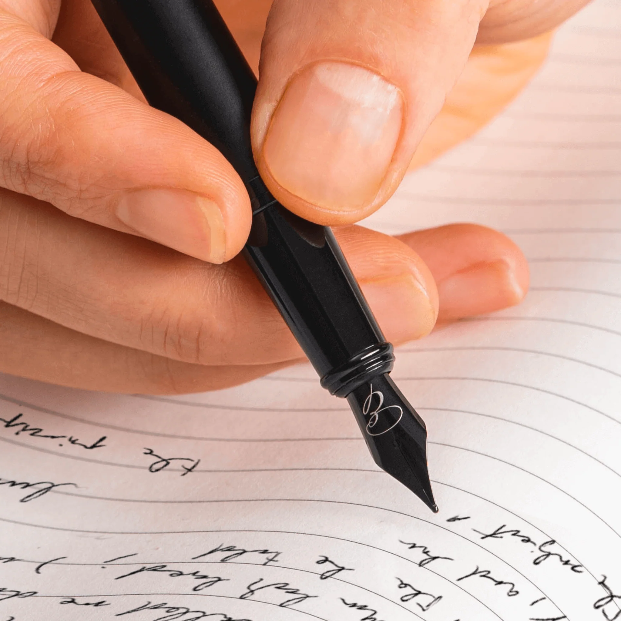 Replacement Nib with Ink Converter - All Black - Image 3