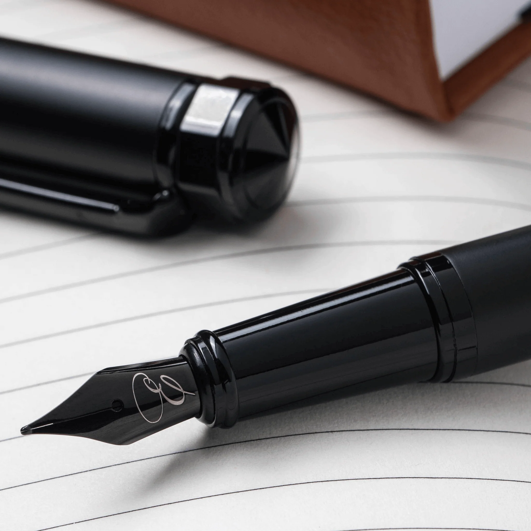 Replacement Nib with Ink Converter - All Black - Image 5
