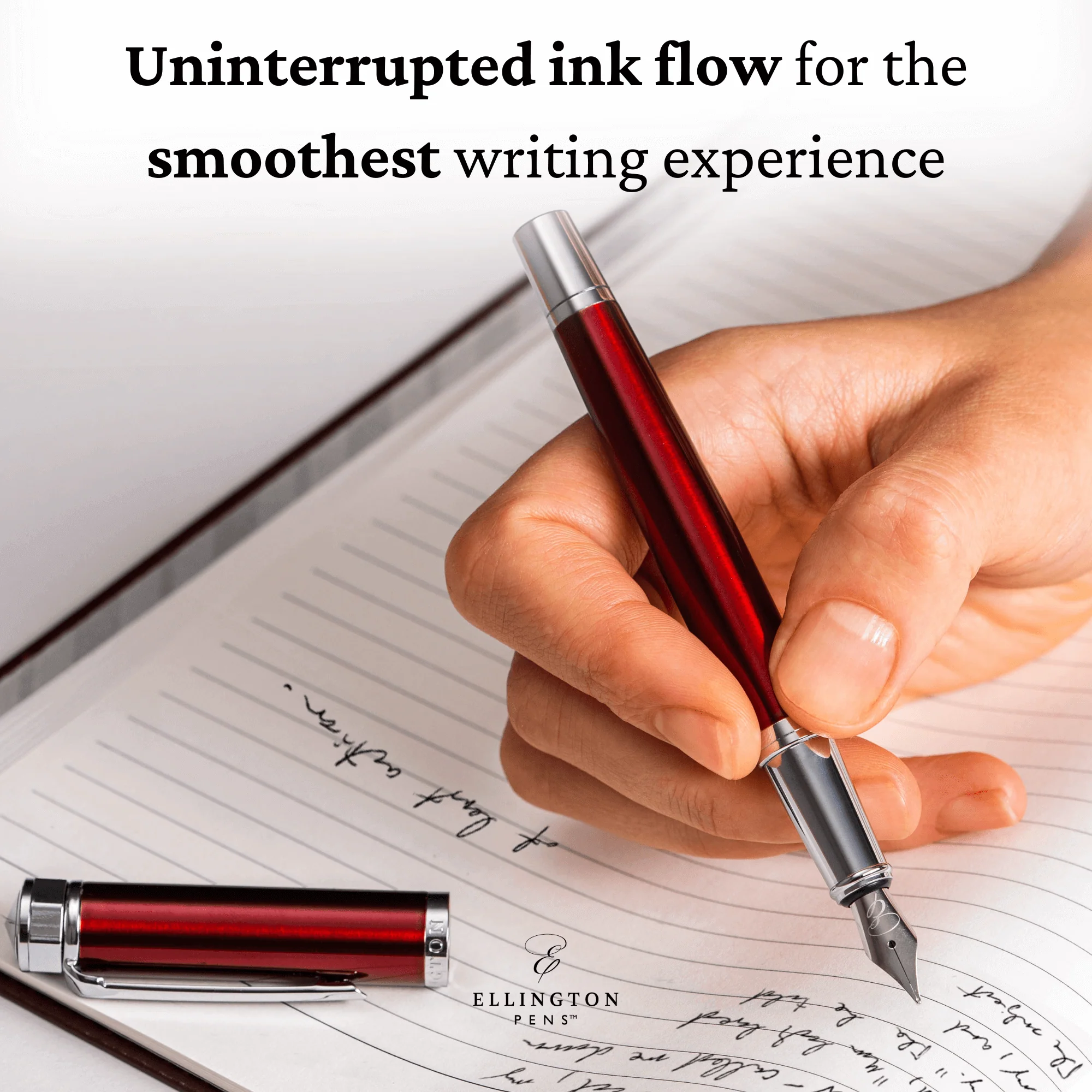 Scarlet Slate Fountain Pen - Image 9