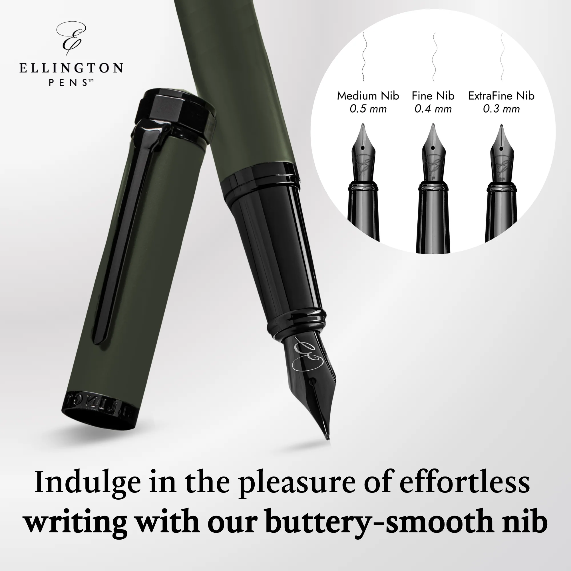 Shadow Pine Matte Fountain Pen - Image 6