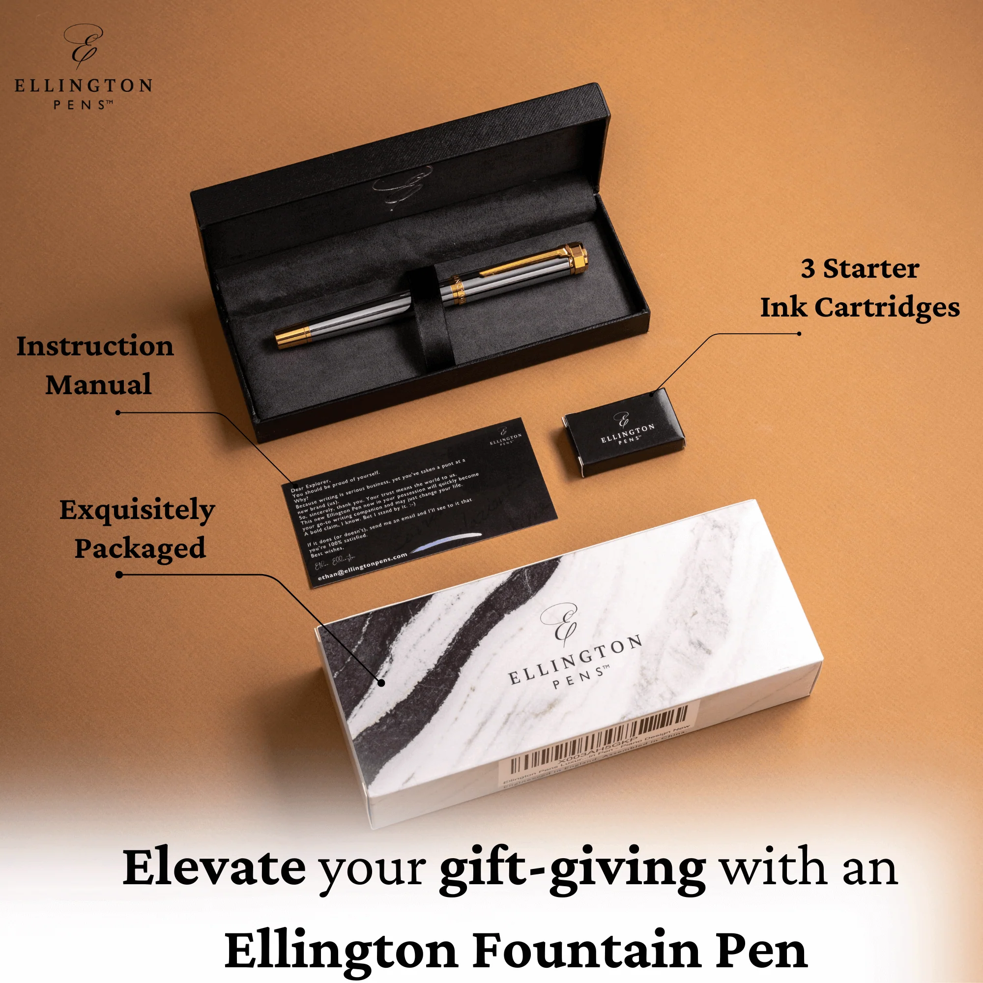 The Silver Horizon Fountain Pen - Image 3