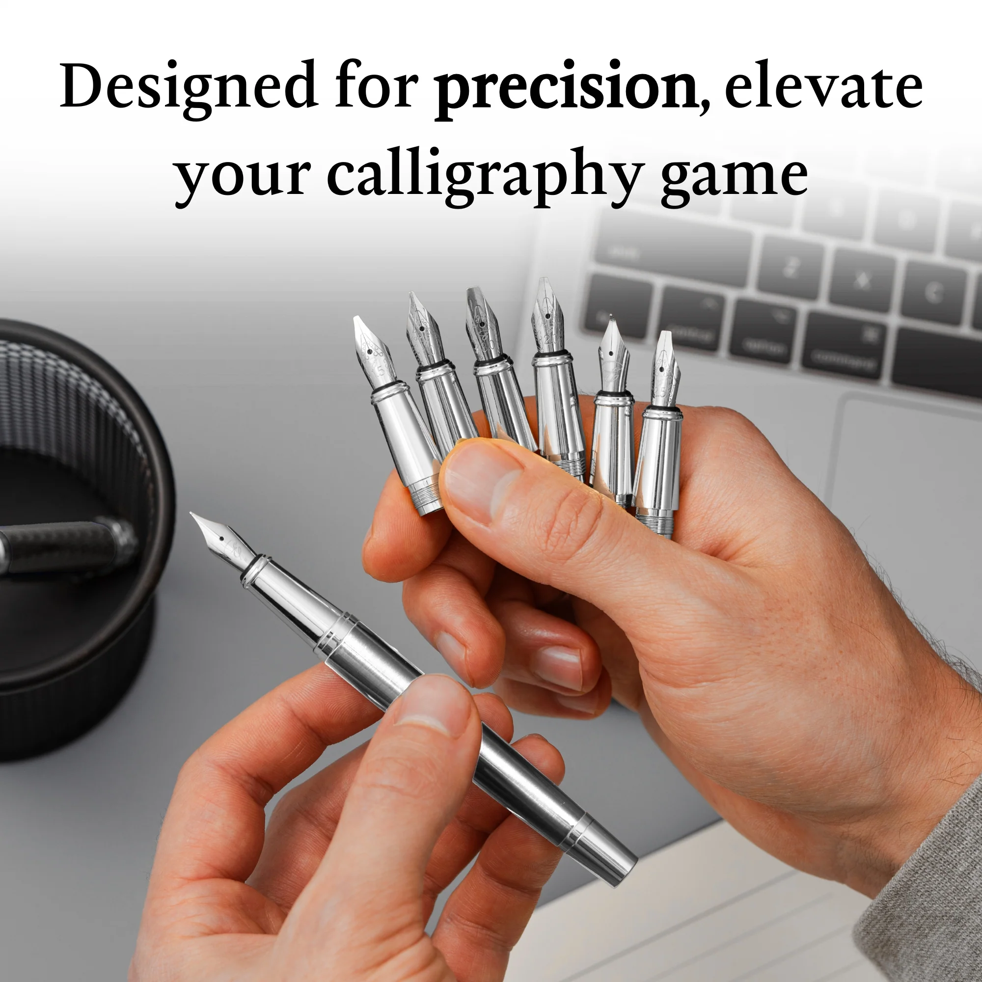 Silver Sonata Marrakesh Calligraphy Set - Image 4
