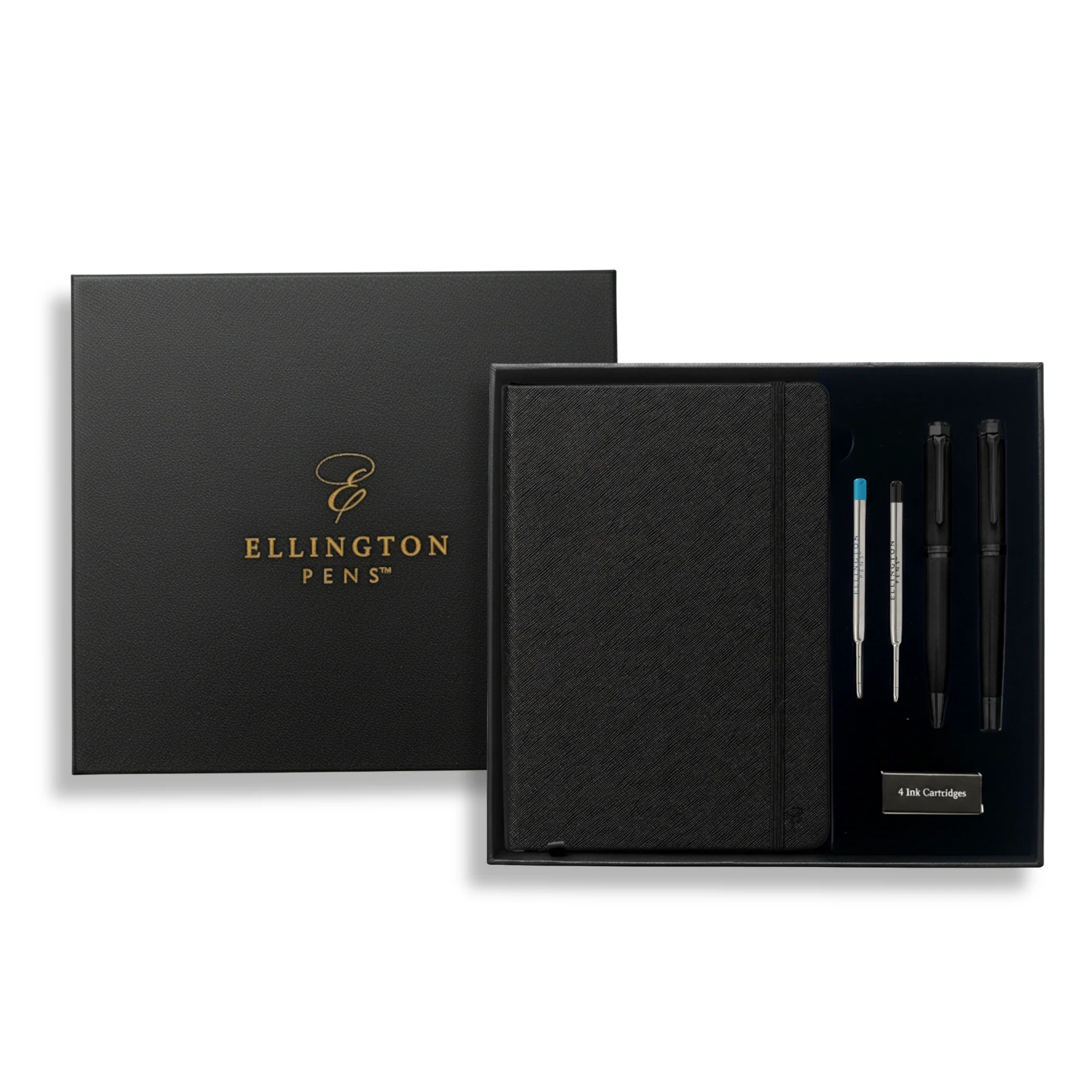 The Stealth Fountain Pen and Ballpoint Duo Journal Set - Image 2