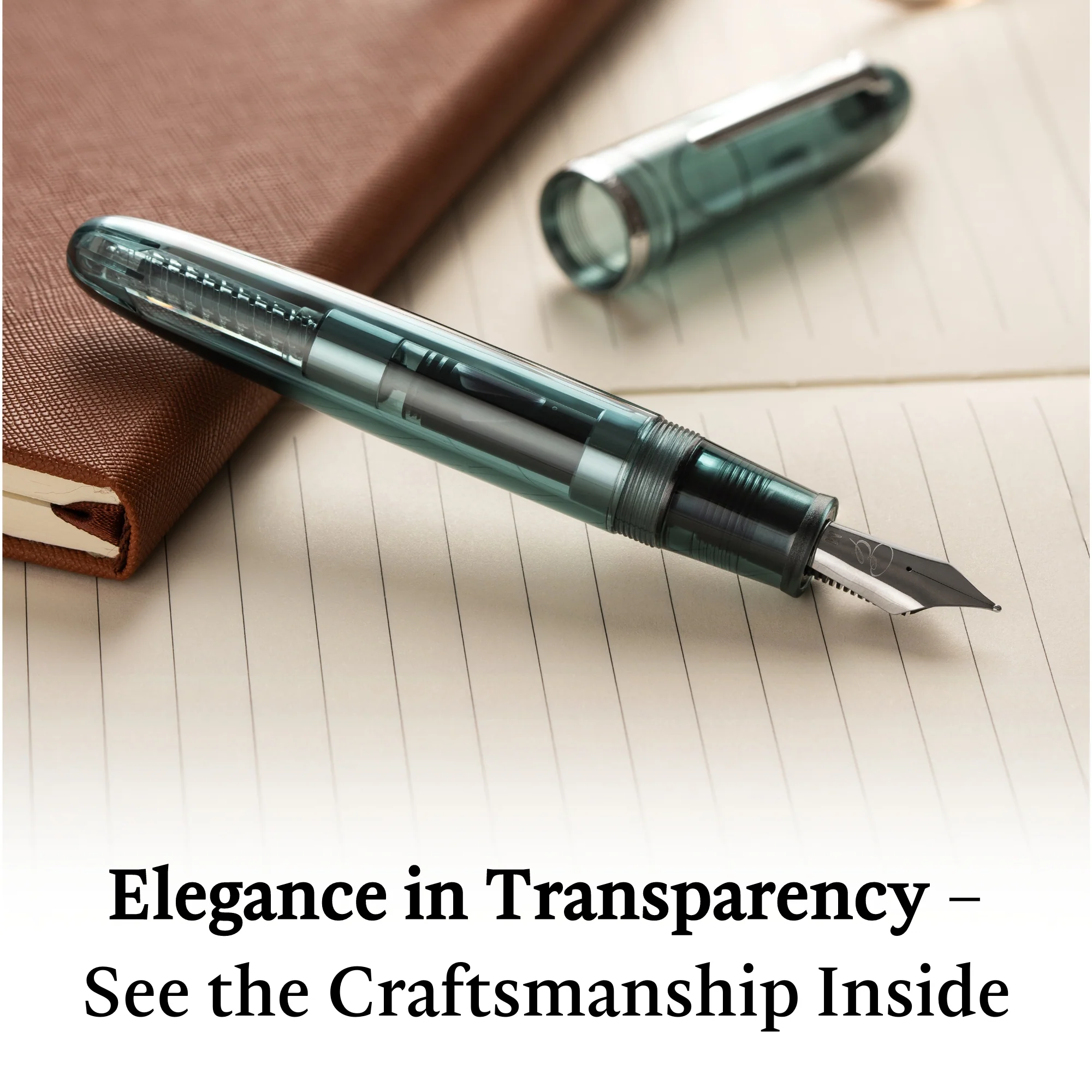 Azure Clarity - Transparent Fountain Pen - Image 5