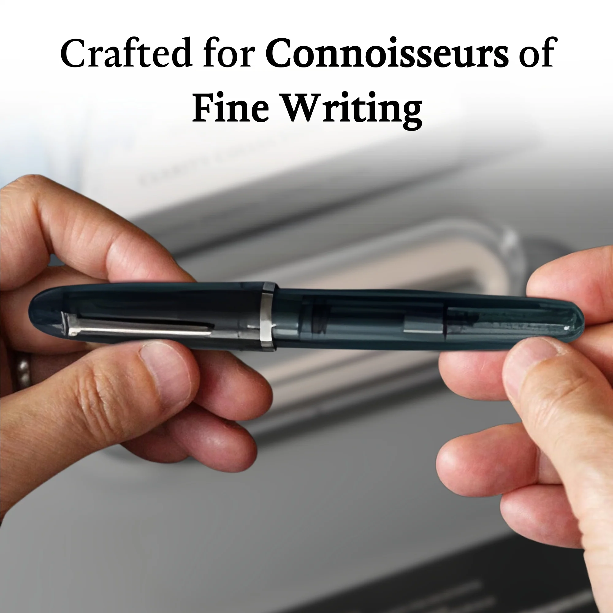 Azure Clarity - Transparent Fountain Pen - Image 7