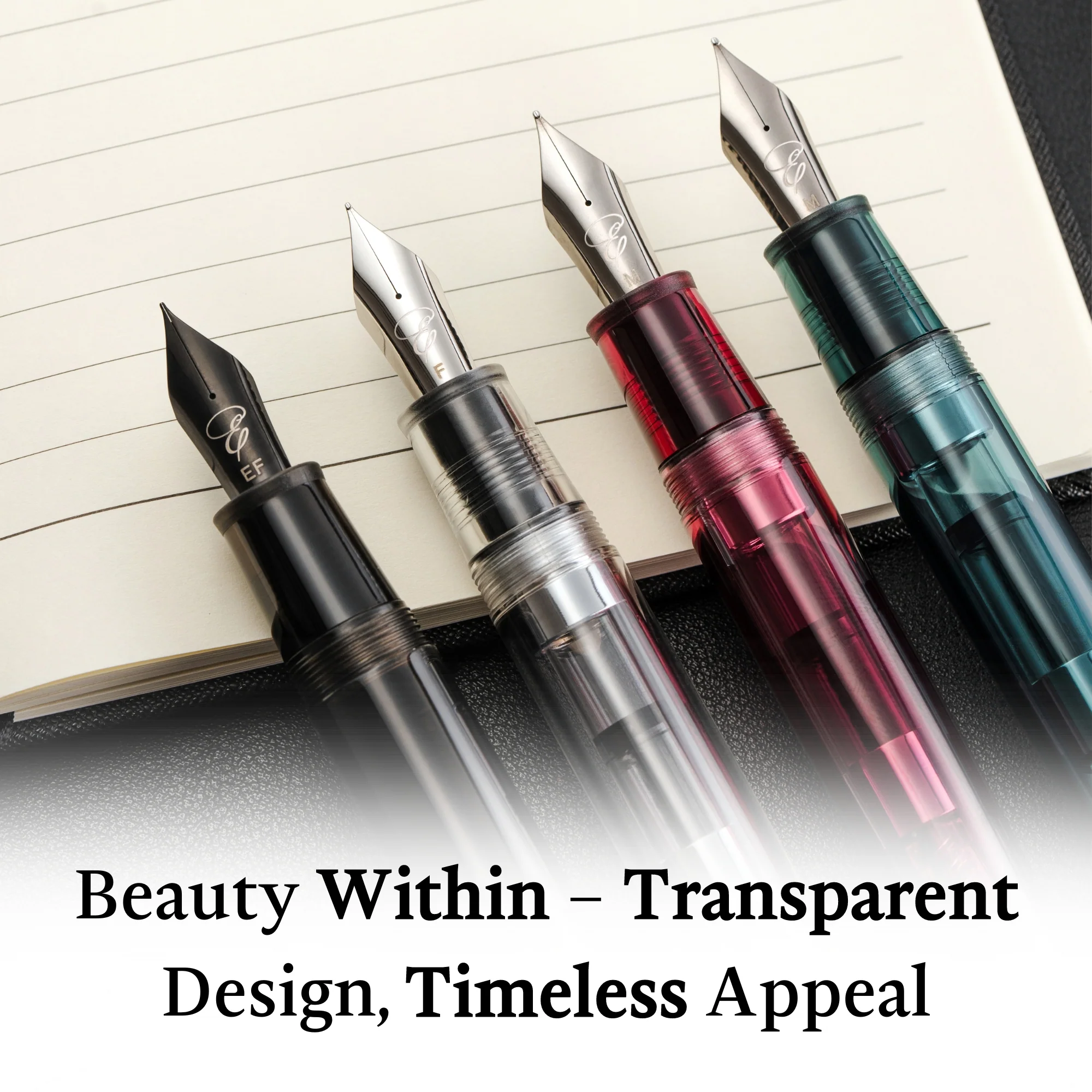 Azure Clarity - Transparent Fountain Pen - Image 8