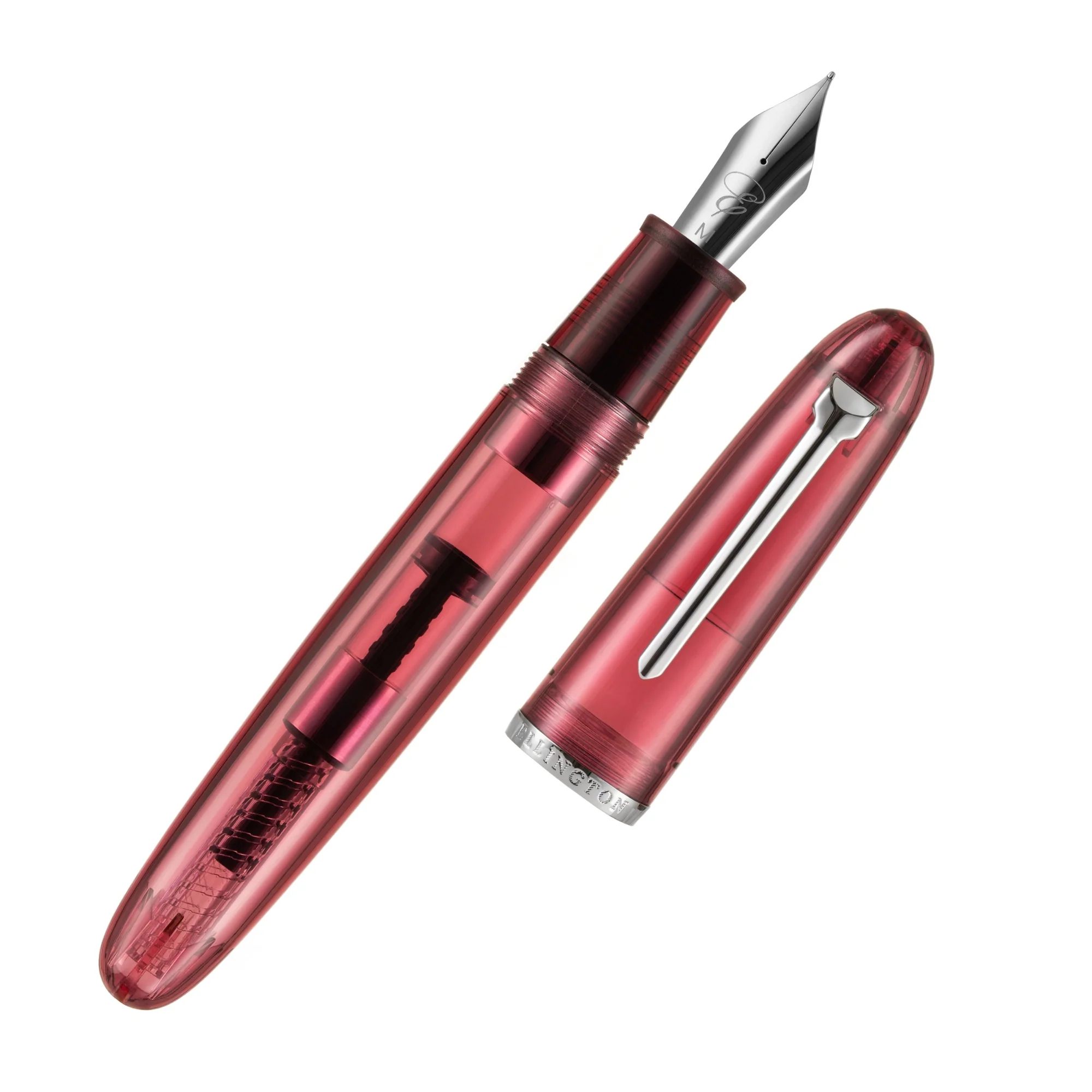 Crimson Clarity - Transparent Fountain Pen - Image 10