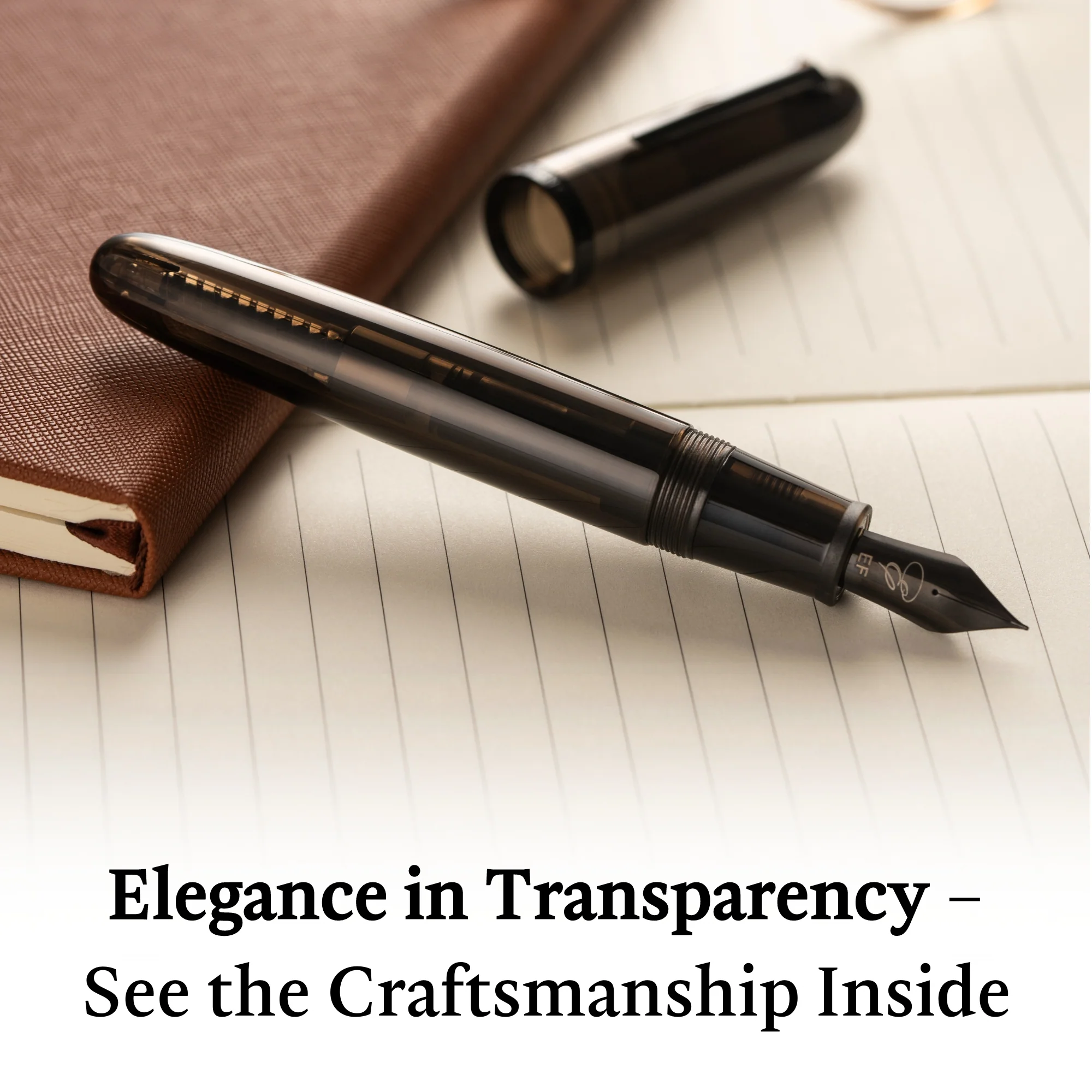 Midnight Clarity - Transparent Fountain Pen - Image 7