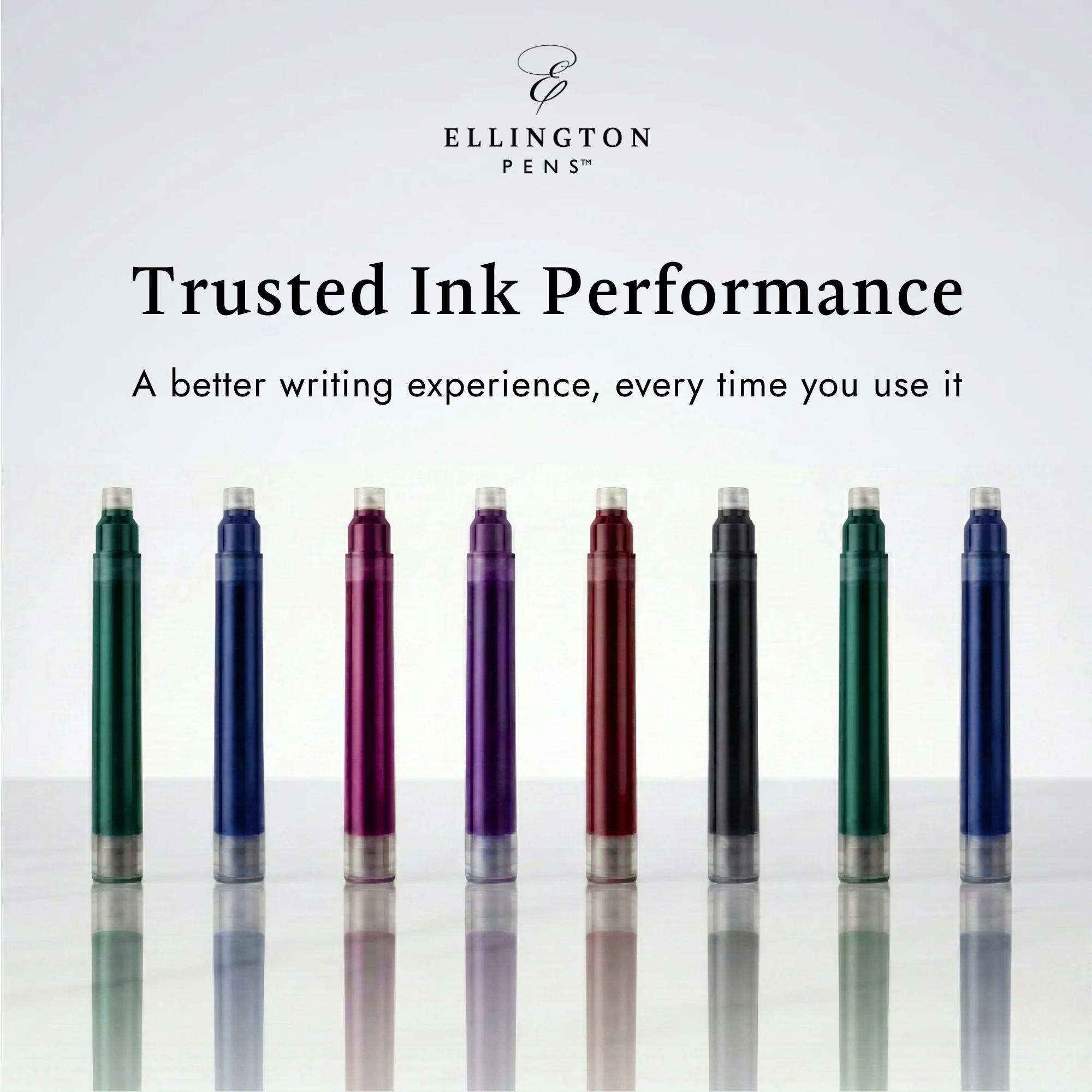 Refill Ink Cartridges - 24 Pack - Compatible with Ellington Pens 24 Vibrant Ink - Image 6
