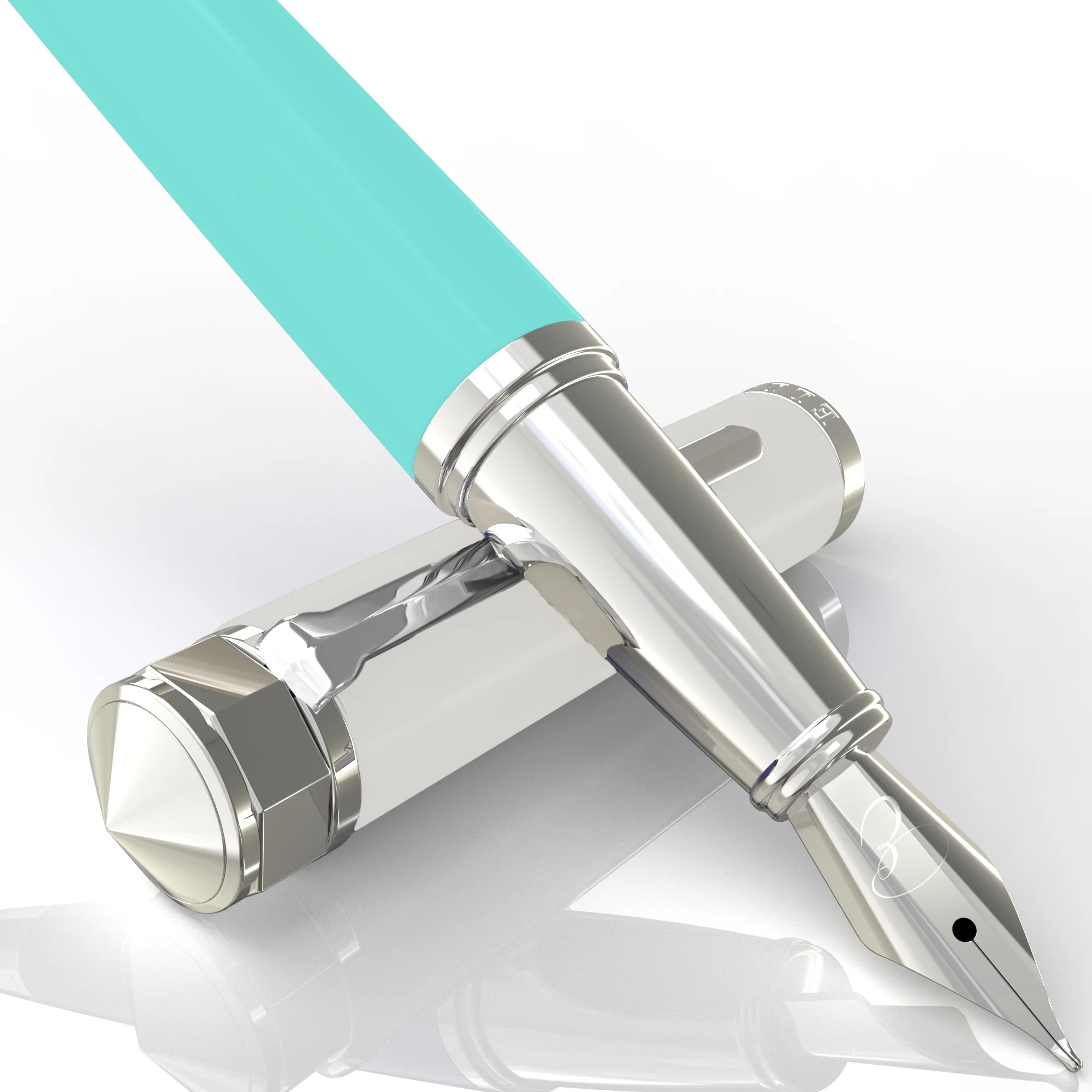Vintage Mint Fountain Pen - Image 3