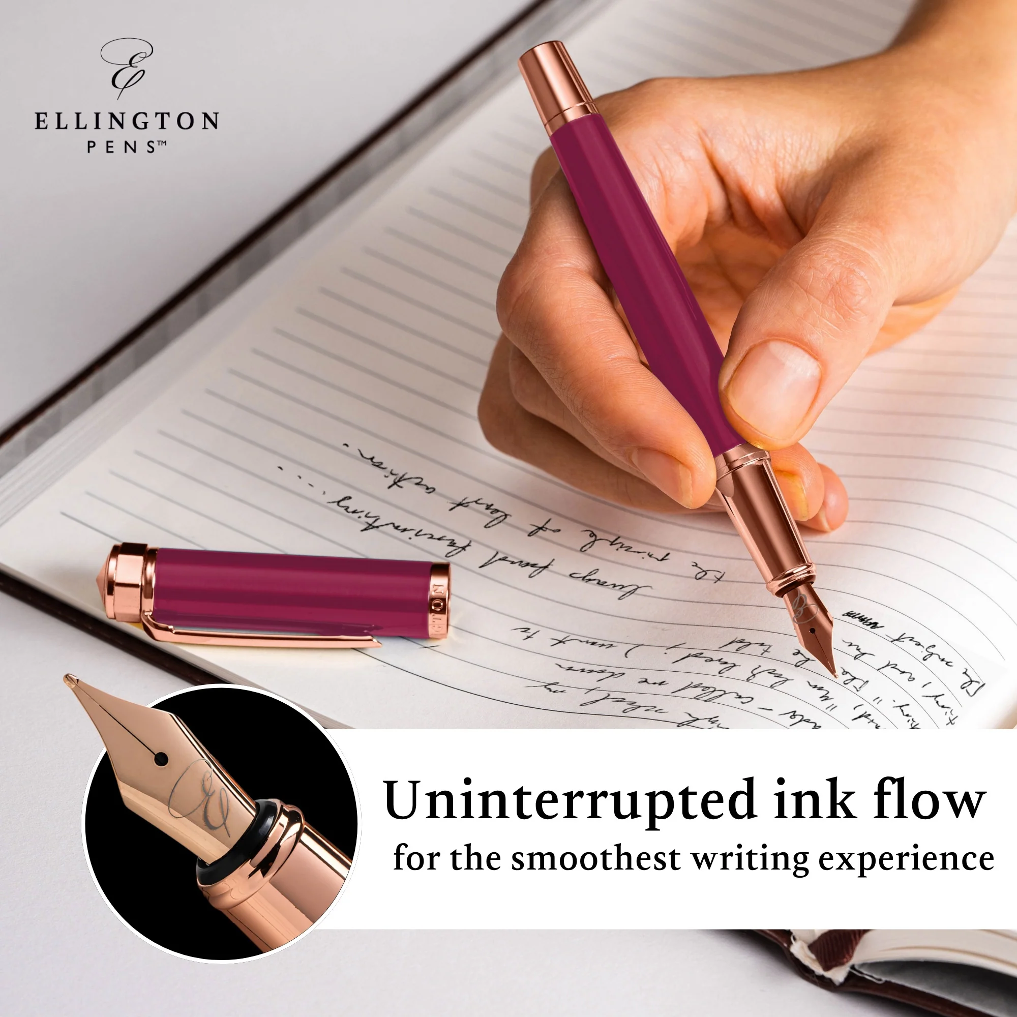 Vintage Rose Fountain Pen - Image 8